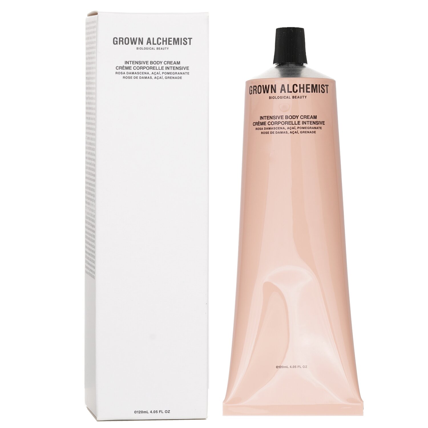 Grown Alchemist Intensywny krem do ciała - Rosa Damascena, Acai & Granat 120ml/4.23oz