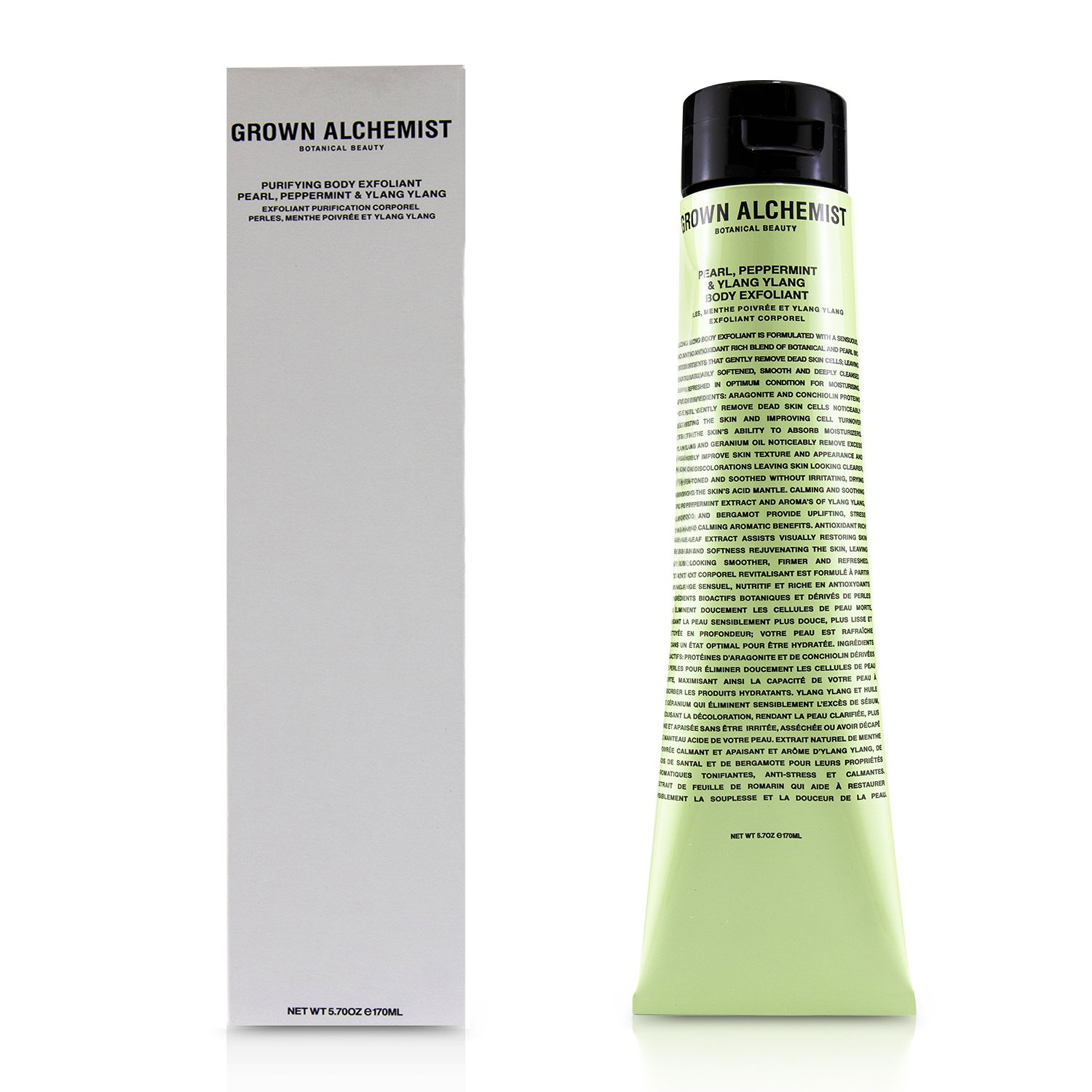 Grown Alchemist Purifying Body Exfoliant - Pearl, Peppermint & Ylang Ylang 170ml/5.7oz