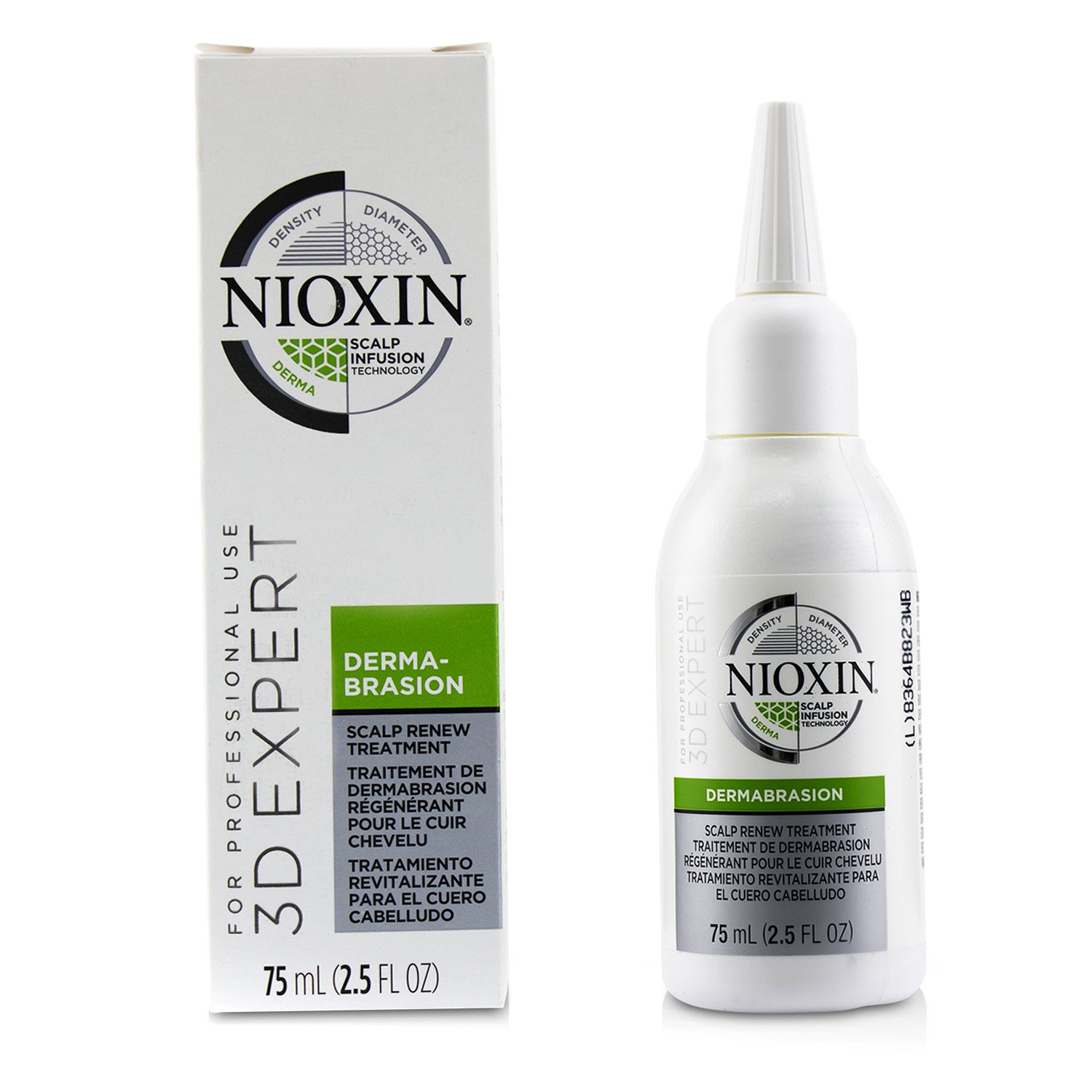 Nioxin 3D Expert Dermabrasion Scalp Renew Treatment (לשימוש מקצועי בלבד) טיפול לחידוש הקרקפת 75ml/2.5oz