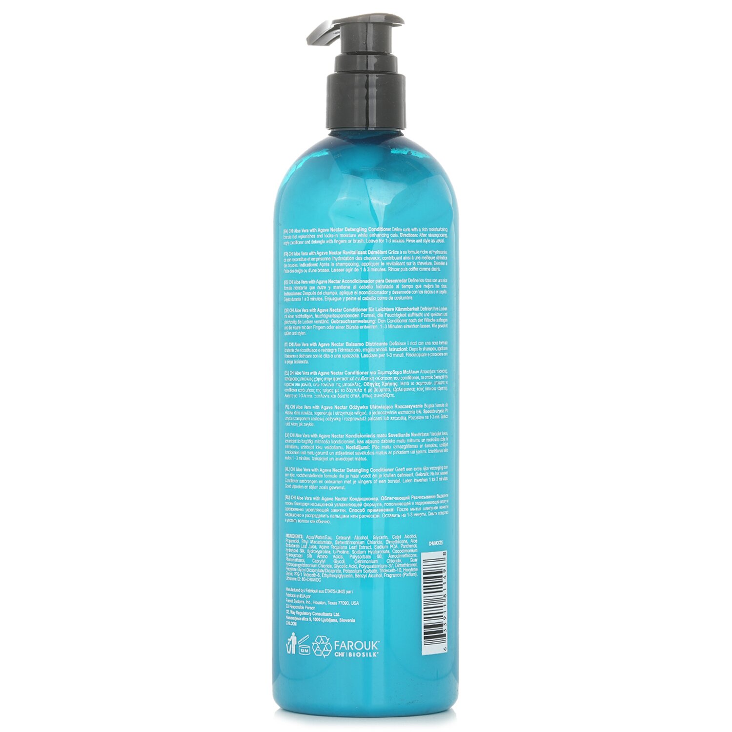 CHI Aloe Vera with Agave Nectar Curls Defined Detangling Conditioner 739ml/25oz