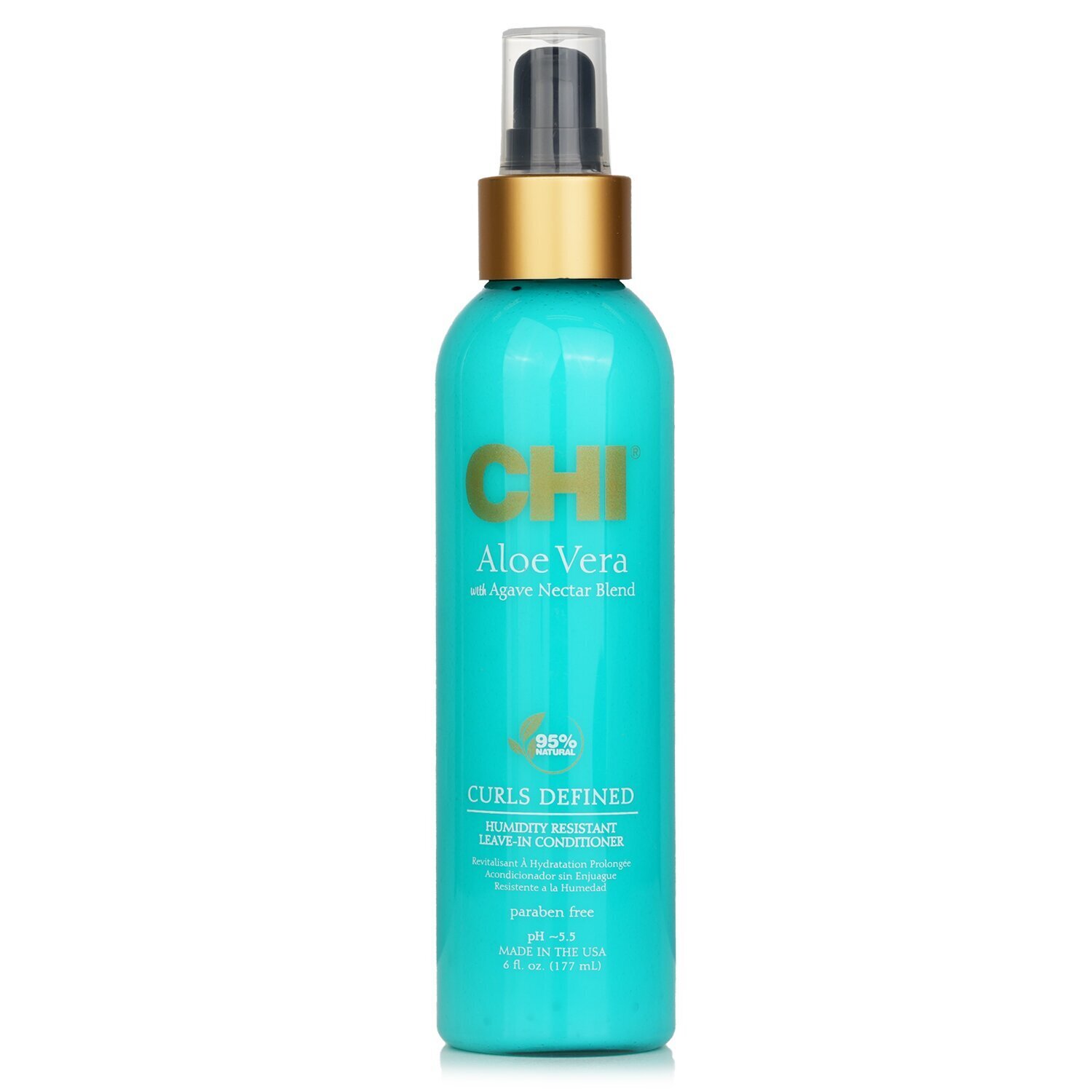 CHI Aloe Vera with Agave Nectar Несмываемый Кондиционер против Влажности для Кудрявых Волос 177ml/6oz