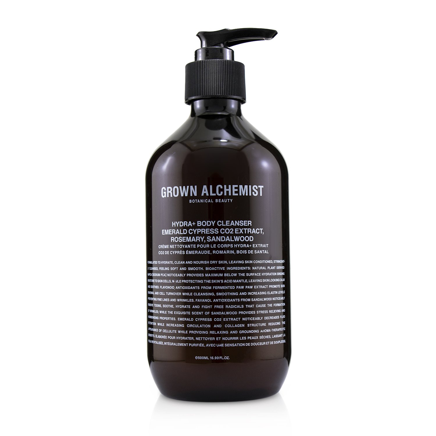 Grown Alchemist Hydra+ Body Cleanser - Emerald Cypress Co2 Extract, Rosemary & Sandalwood 500ml/16.9oz