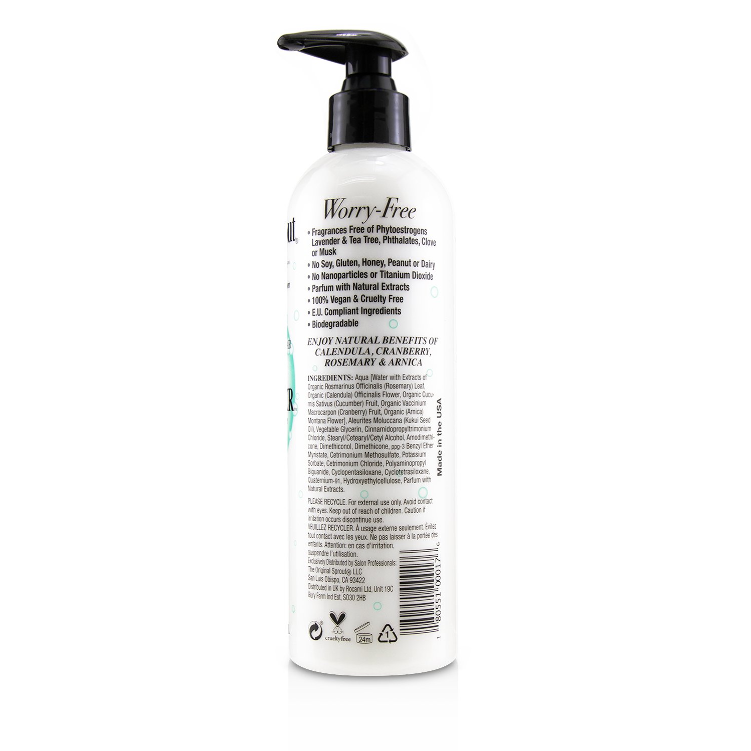 Original Sprout Natural Family Collection Deep Conditioner (For Babies & Up - Soft, Strong, Healthy Hair) 354ml/12oz