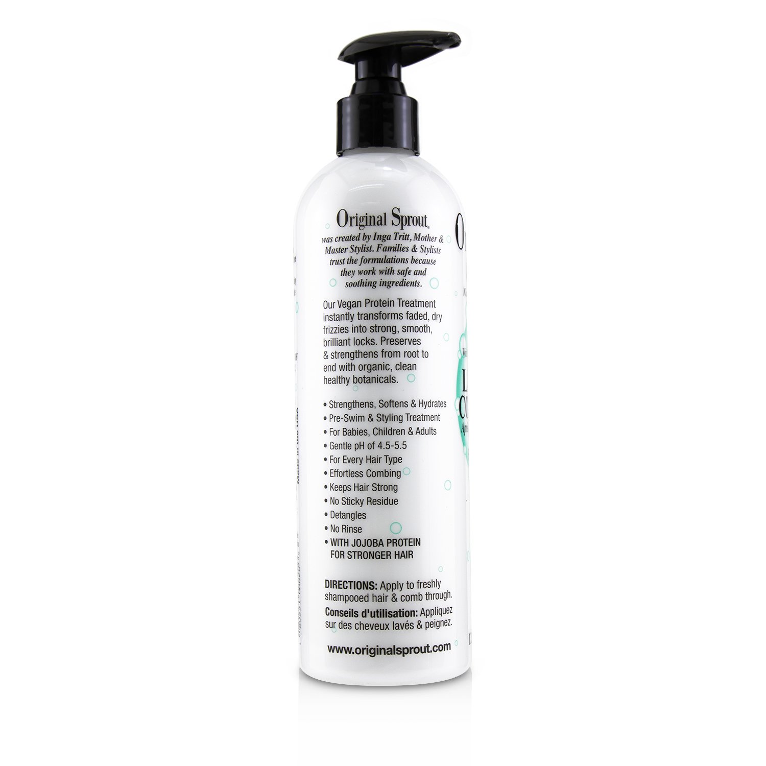 Original Sprout Natural Family Collection Leave-In Conditioner (For Babies & Up - Stronger Hair) 354ml/12oz