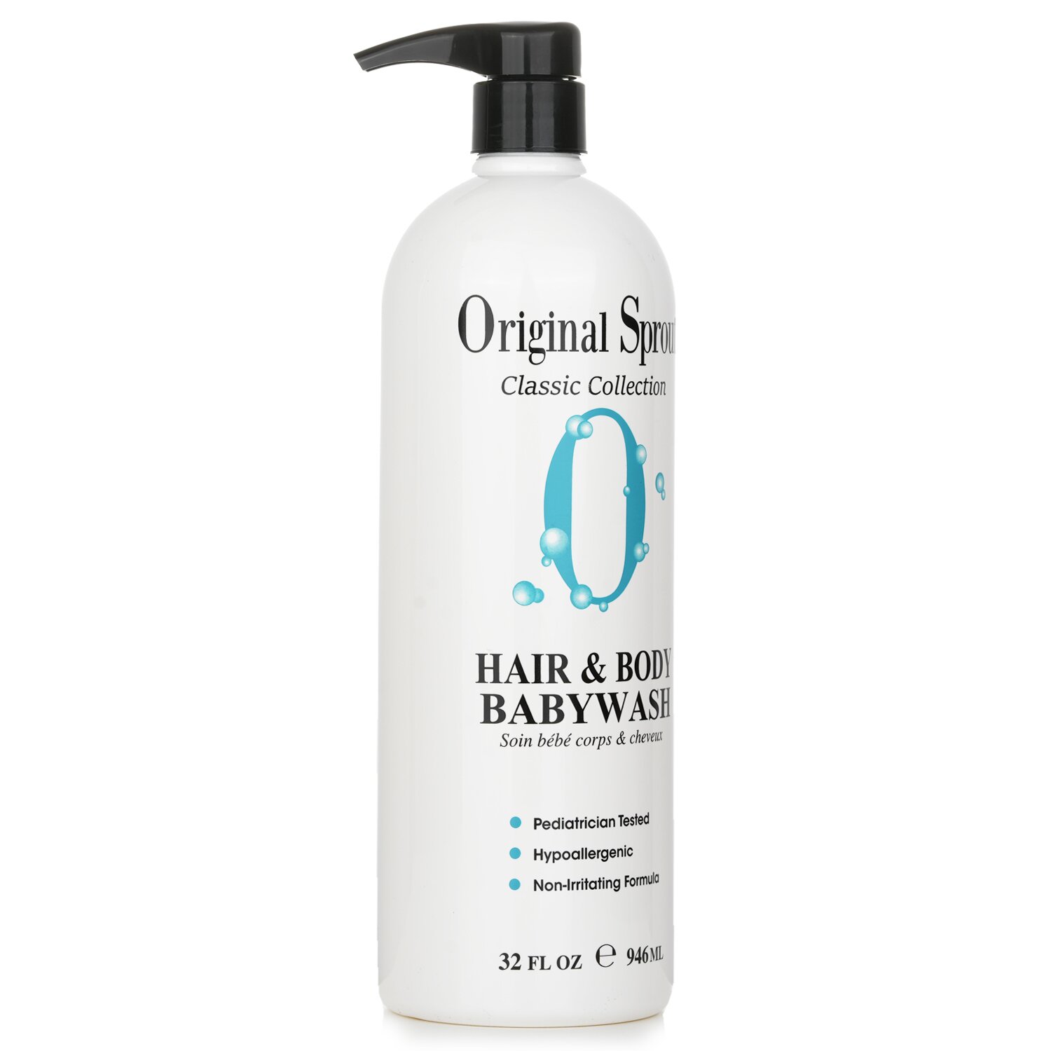 Original Sprout Natural Family Collection Hair & Body Baby Wash With Pure Soothing Moisture (For Babies & Up) (New Packaging) 946ml/32oz
