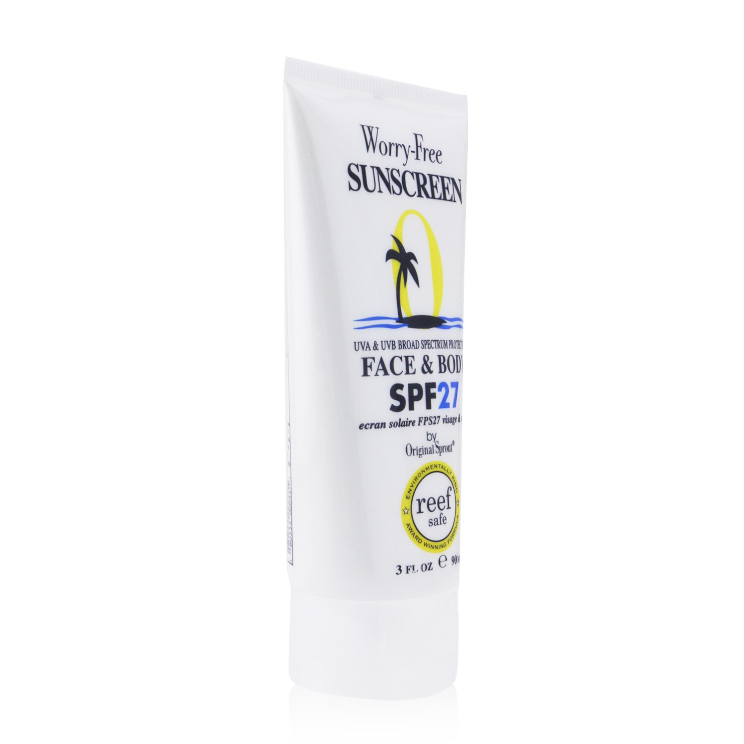 Original Sprout Tahitian Family Collection Face & Body SPF 27 Non-Greasy Suncreen 90ml/3oz