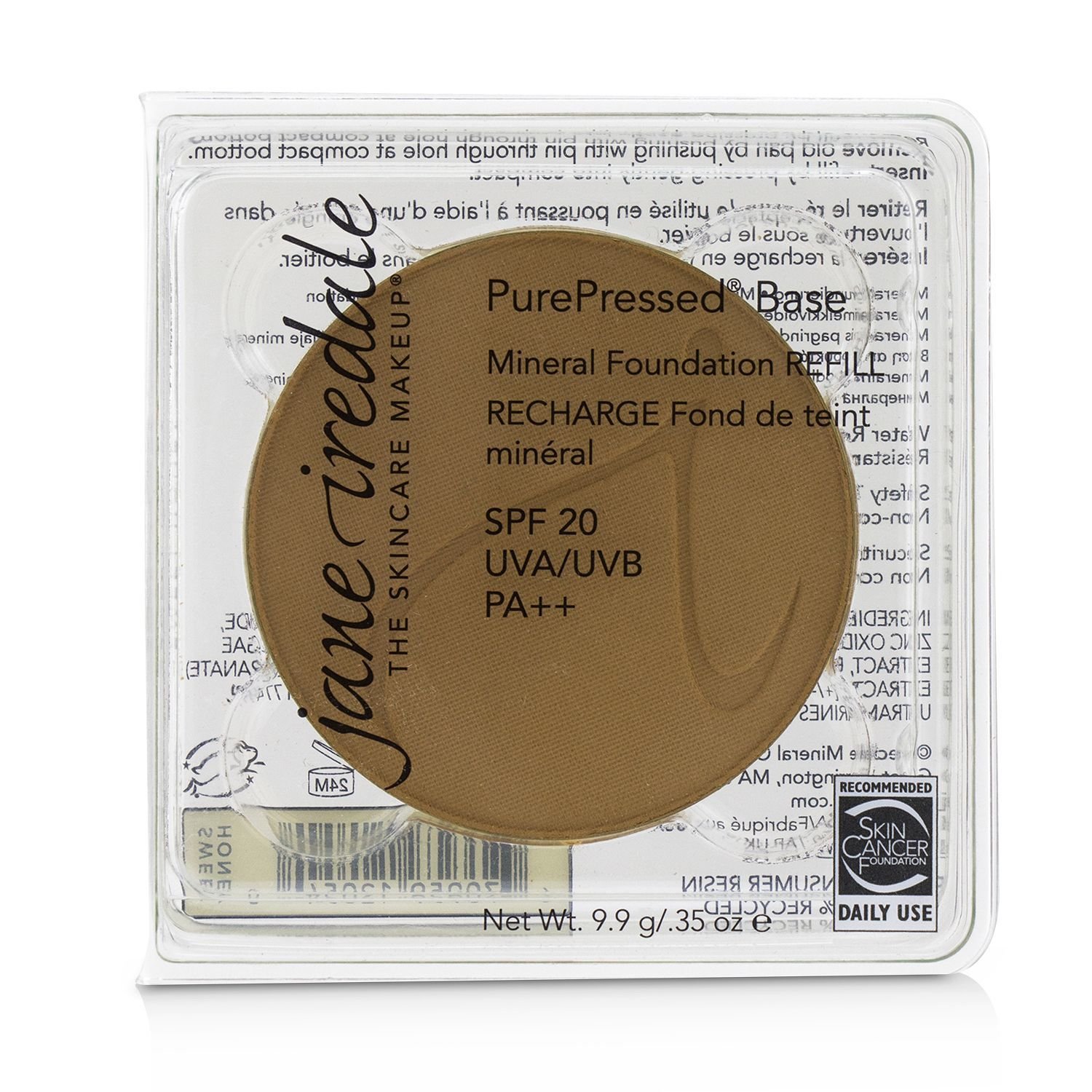 Jane Iredale PurePressed Base Mineral Foundation Refill SPF 20 9.9g/0.35oz