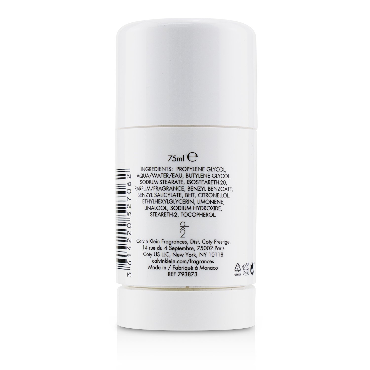 Calvin Klein CK2 Deodorant Stick 75g/2.6oz