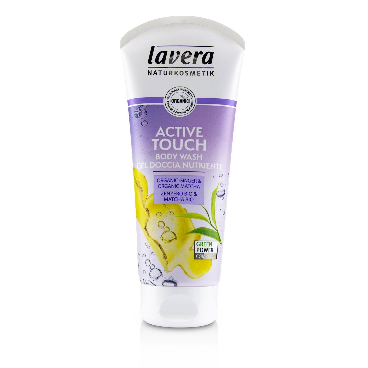 ラヴェーラ Lavera ボディ ウォッシュ - アクティブ タッチ (オーガニック ジンジャー & オーガニック マッチャ) 200ml/6.6oz
