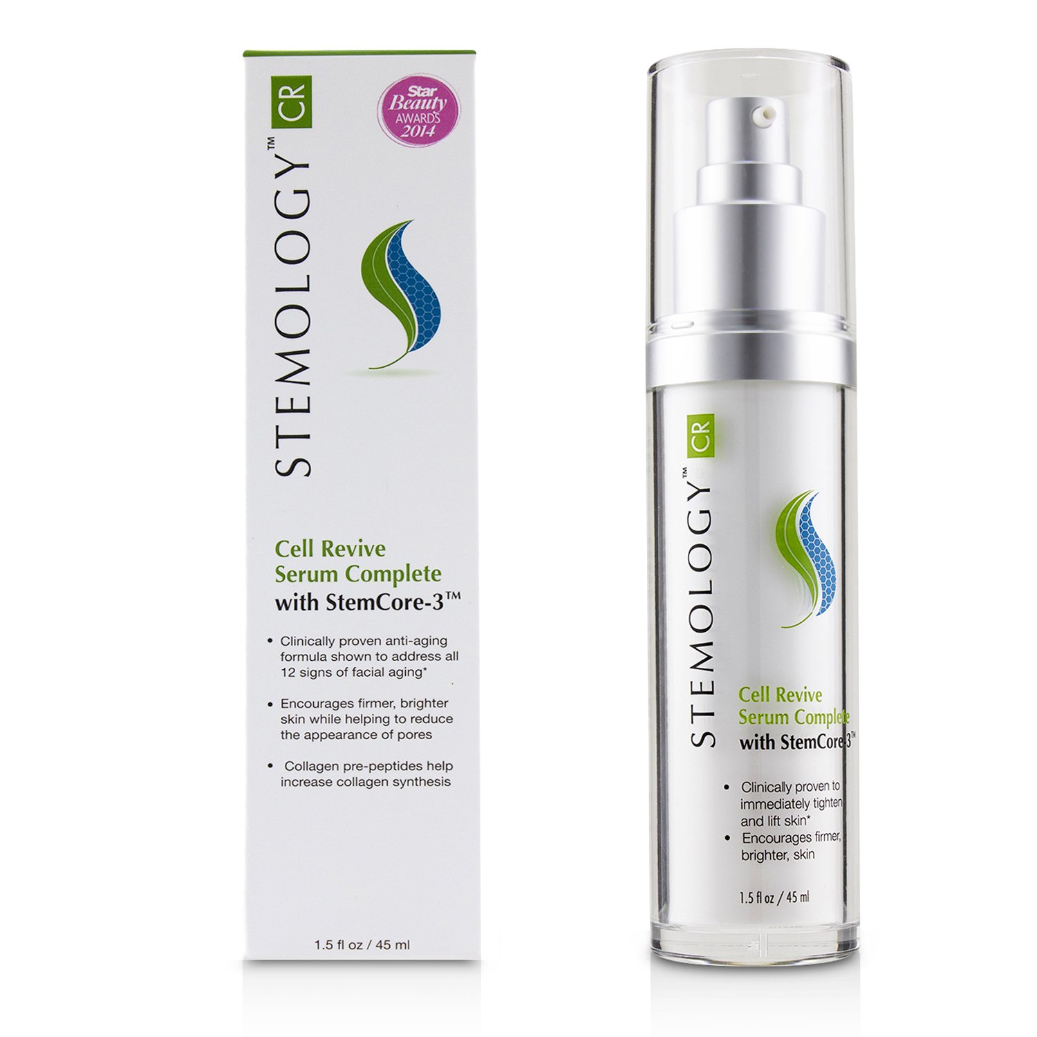 Stemology Cell Revive Serum Complete With StemCore-3 45ml/1.5oz