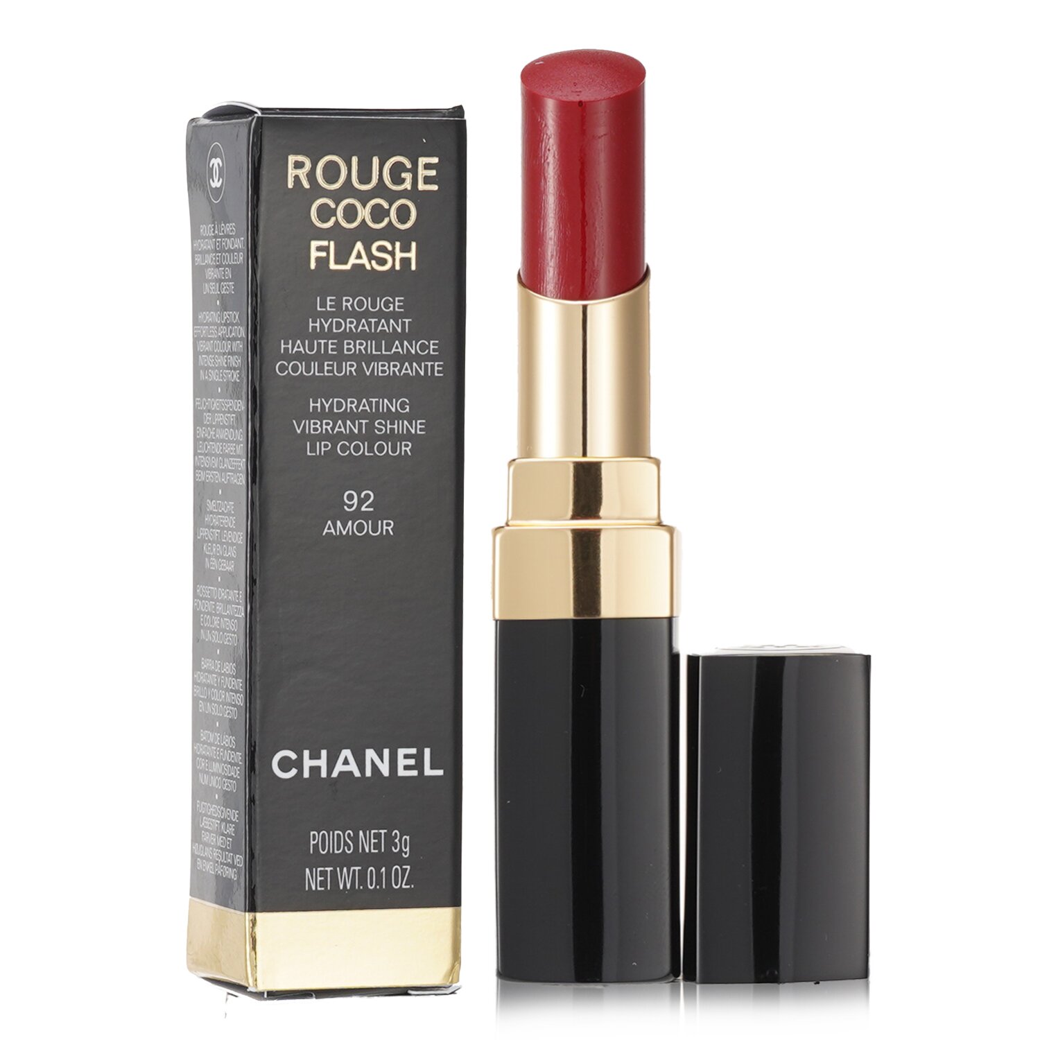 Chanel Rouge Coco Flash Color de Labios Brillo Vibrante Hidratante 3g/0.1oz