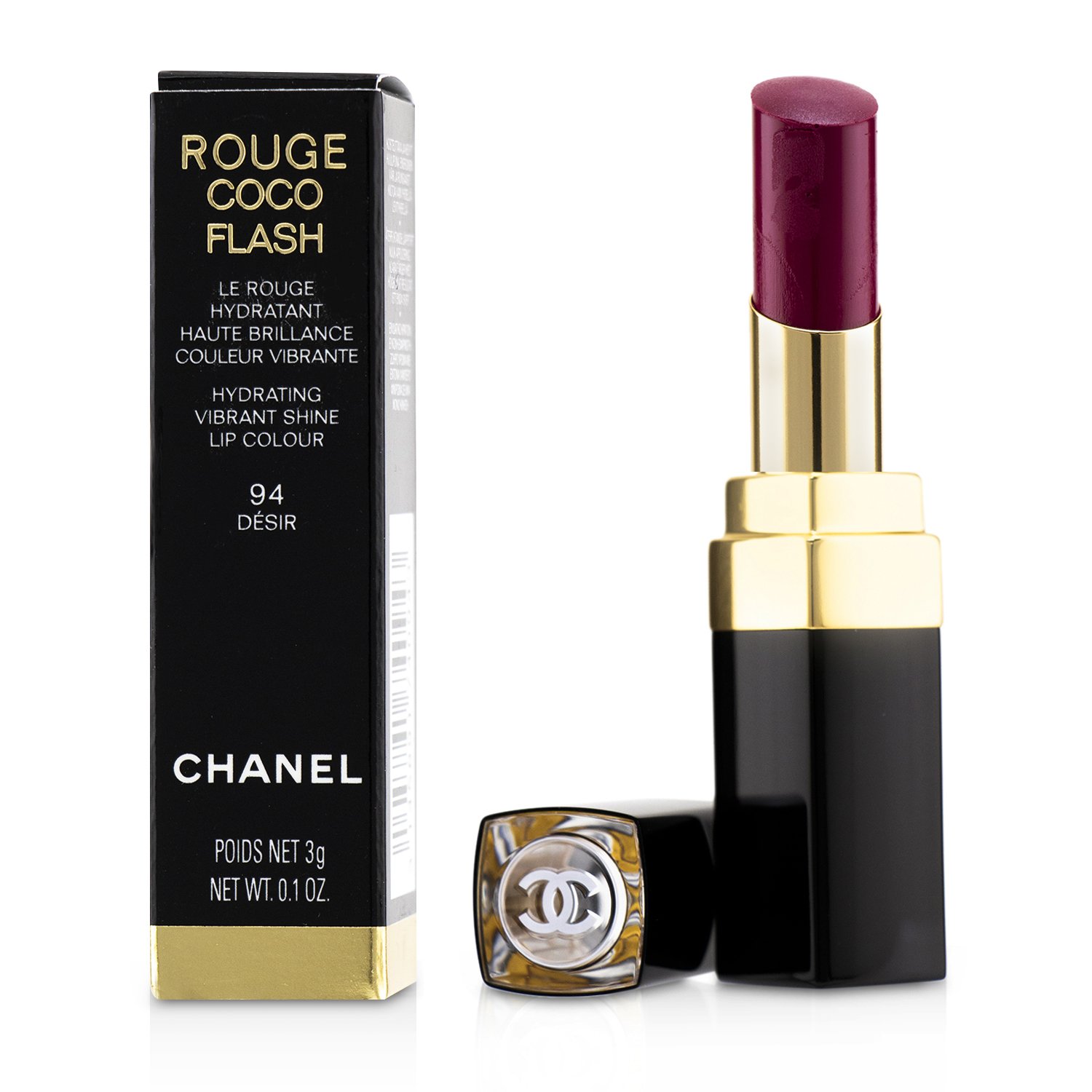 Chanel Rouge Coco Flash Hydrating Vibrant Shine Lip Colour 3g/0.1oz
