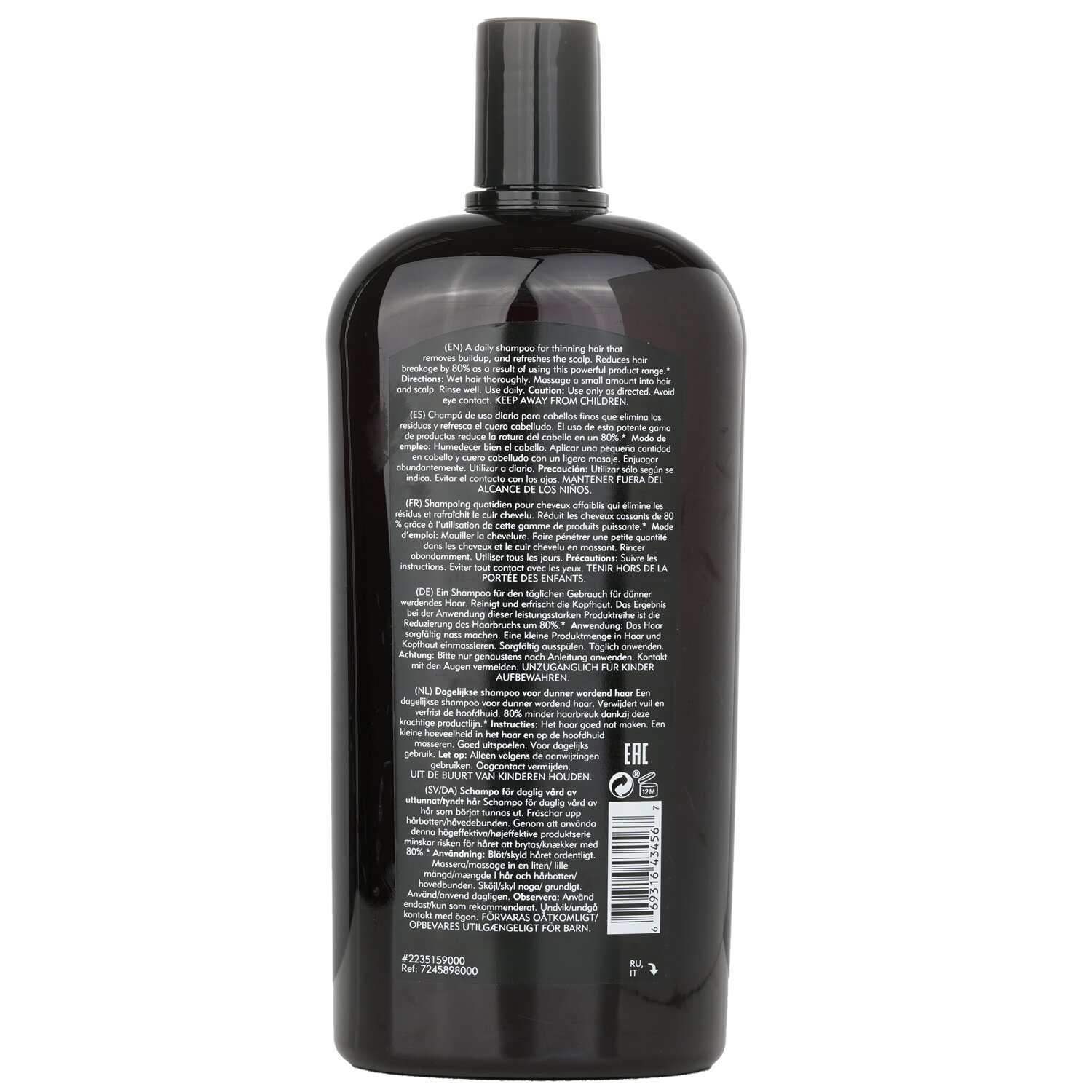 American Crew Men Fortifying Shampoo (Daglig sjampo for tynt hår) 1000ml/33.8oz