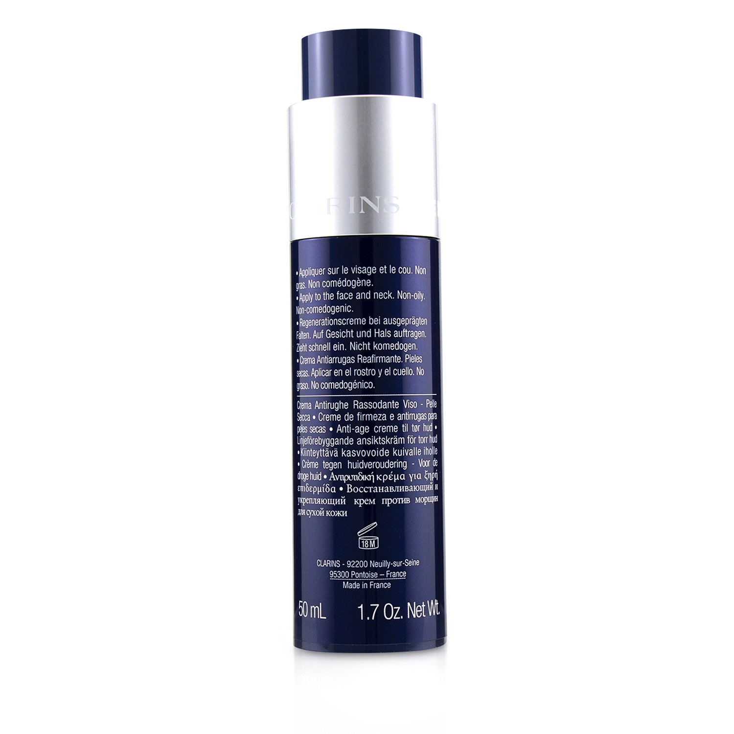 Clarins Men Line-Control Cream (Dry Skin) (Box Slightly Damaged) 50ml/1.7oz