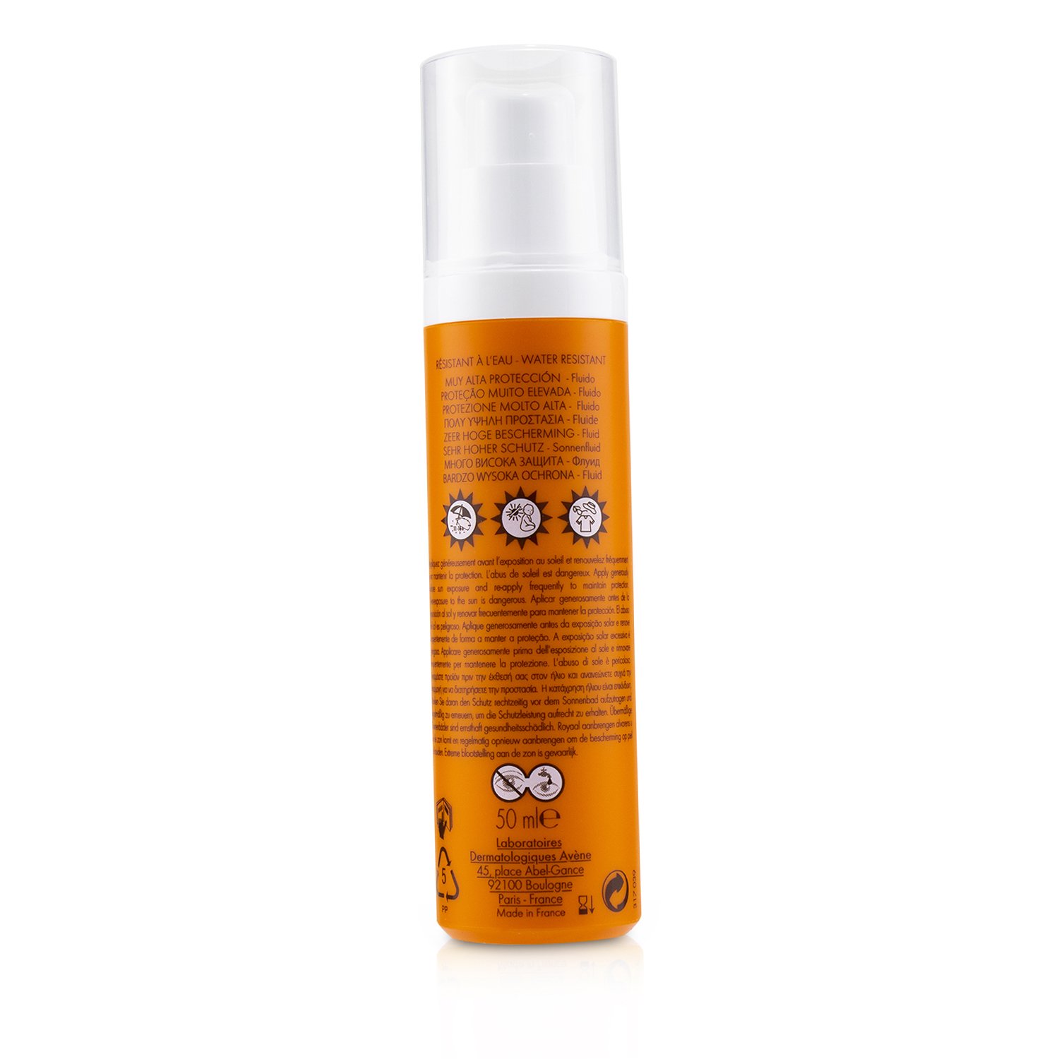 Avene 雅漾  高效清爽零感防曬乳SPF 50 - 中性、乾性或混合性肌膚 50ml/1.7oz