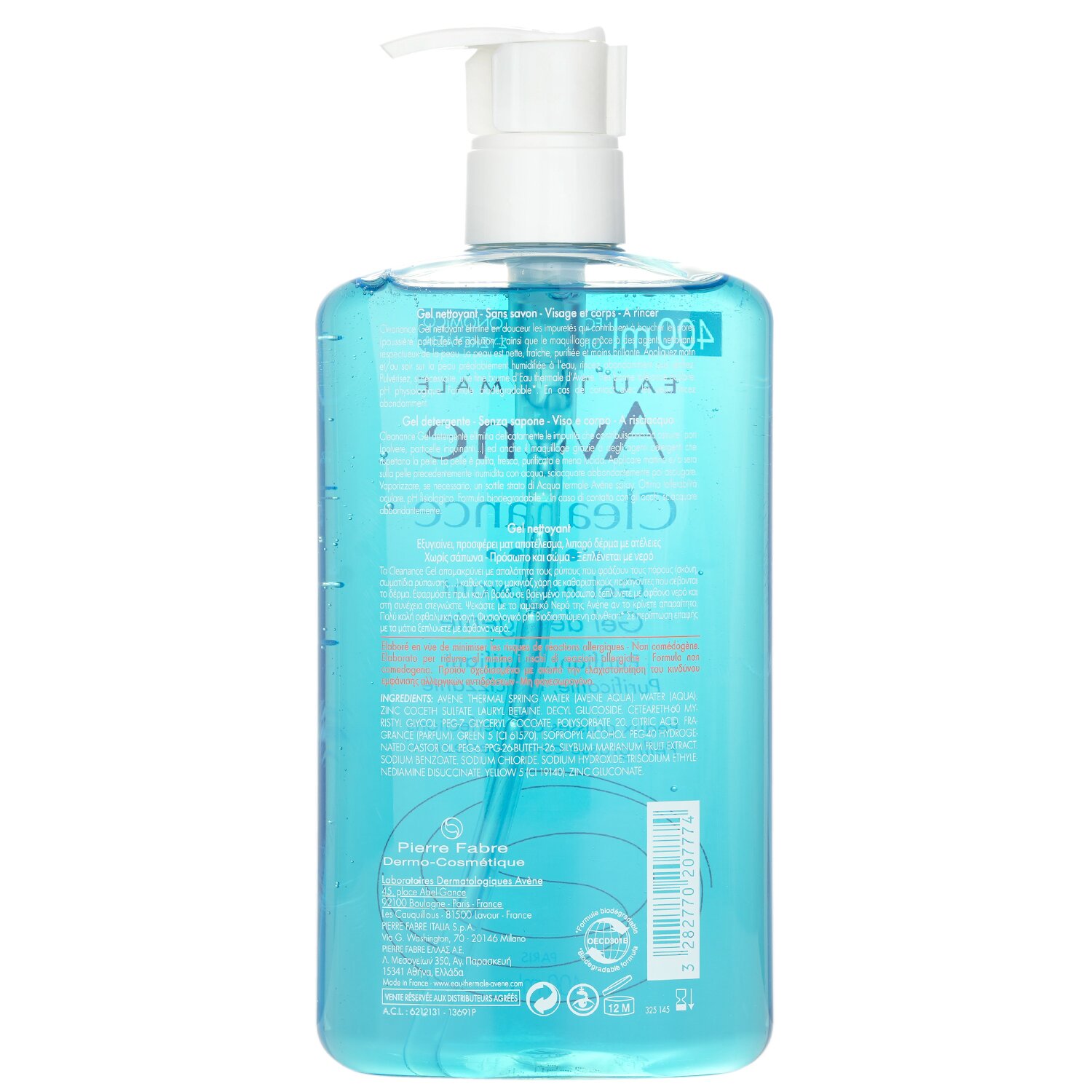 Avene 雅漾  控油抗痘洁面啫喱 - 油性瑕疵痘痘肌 400ml/13.5oz