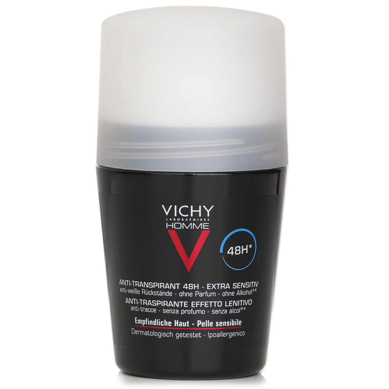 Vichy Homme 48H* Anti-Irritations & Anti Perspirant Roll-On (For Sensitive Skin) 50ml/1.69oz