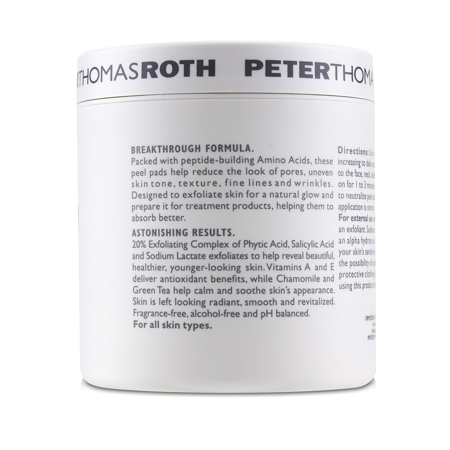 Peter Thomas Roth Peptide 21 Amino Acid Exfoliating Peel Pads 60pads