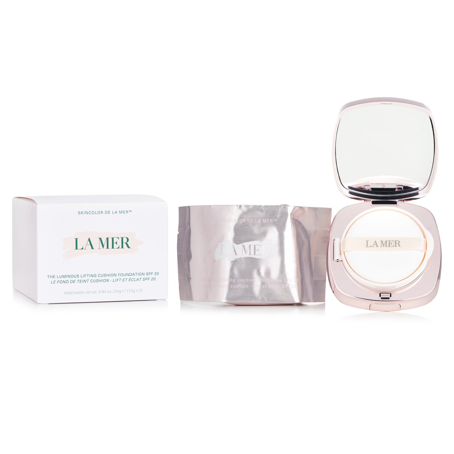 海蓝之谜  La Mer 奇迹焕采气垫粉霜 2x12g/0.42oz