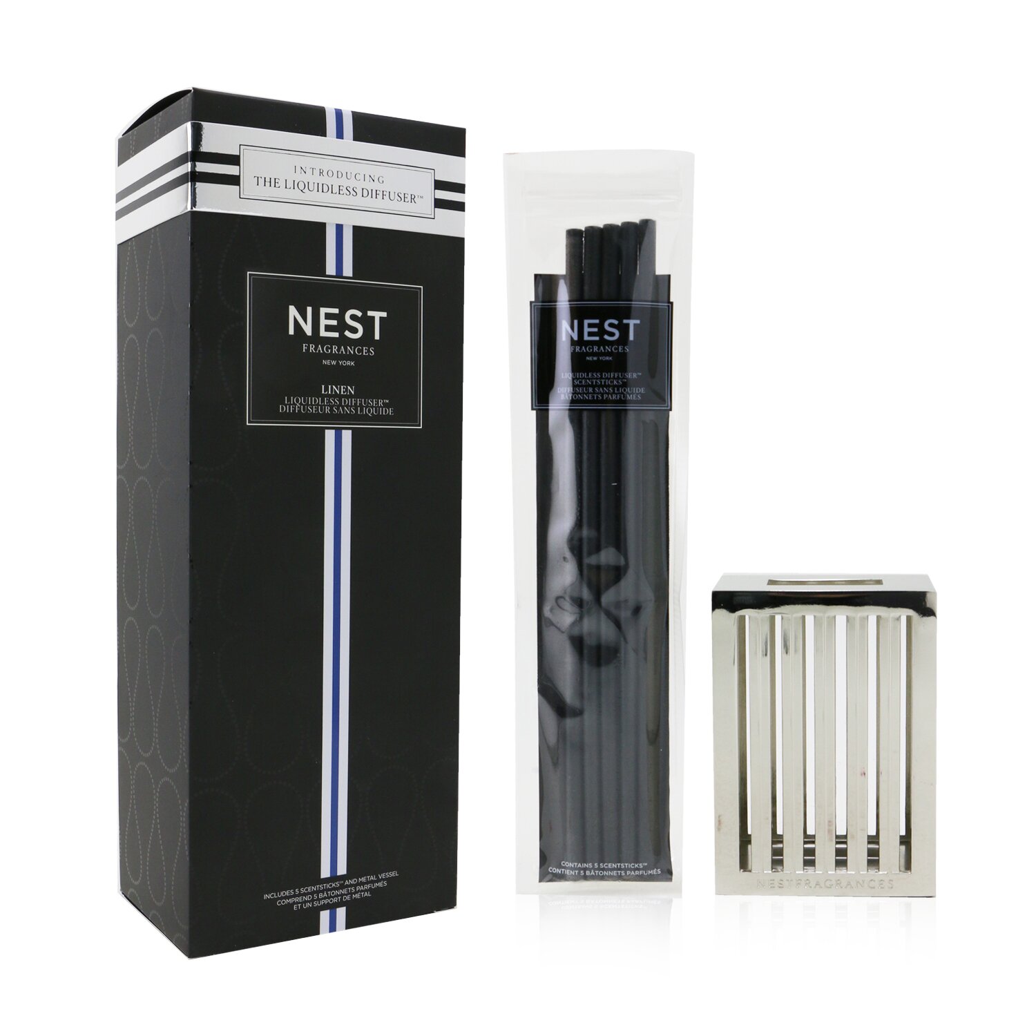 Nest Liquidless Diffuser - Linen 5 ScentSticks