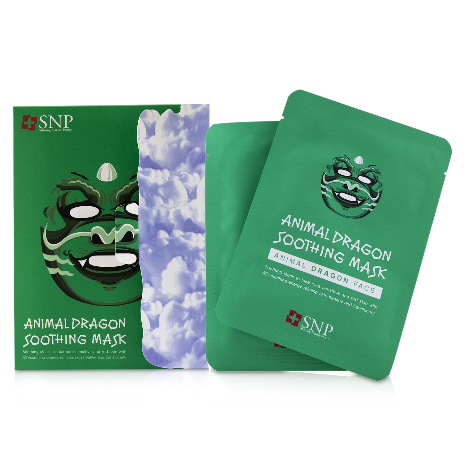 SNP Animal Dragon Soothing Mask 10x25ml/0.84oz
