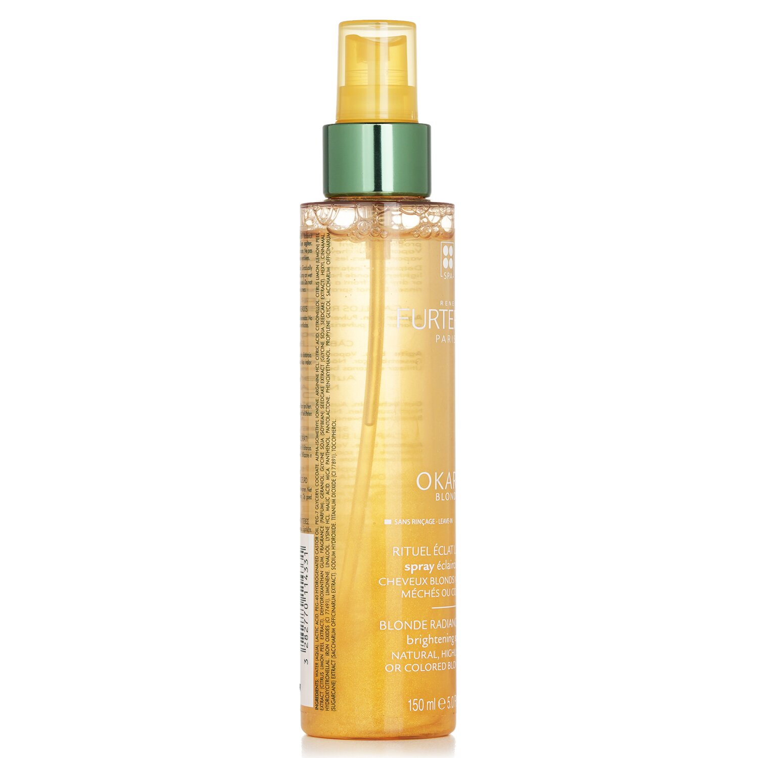 Rene Furterer Okara Blond Blonde Radiance Ritual Осветляющий Спрей (для Натуральных, Мелированных и Окрашенных Светлых Волос) 150ml/5oz