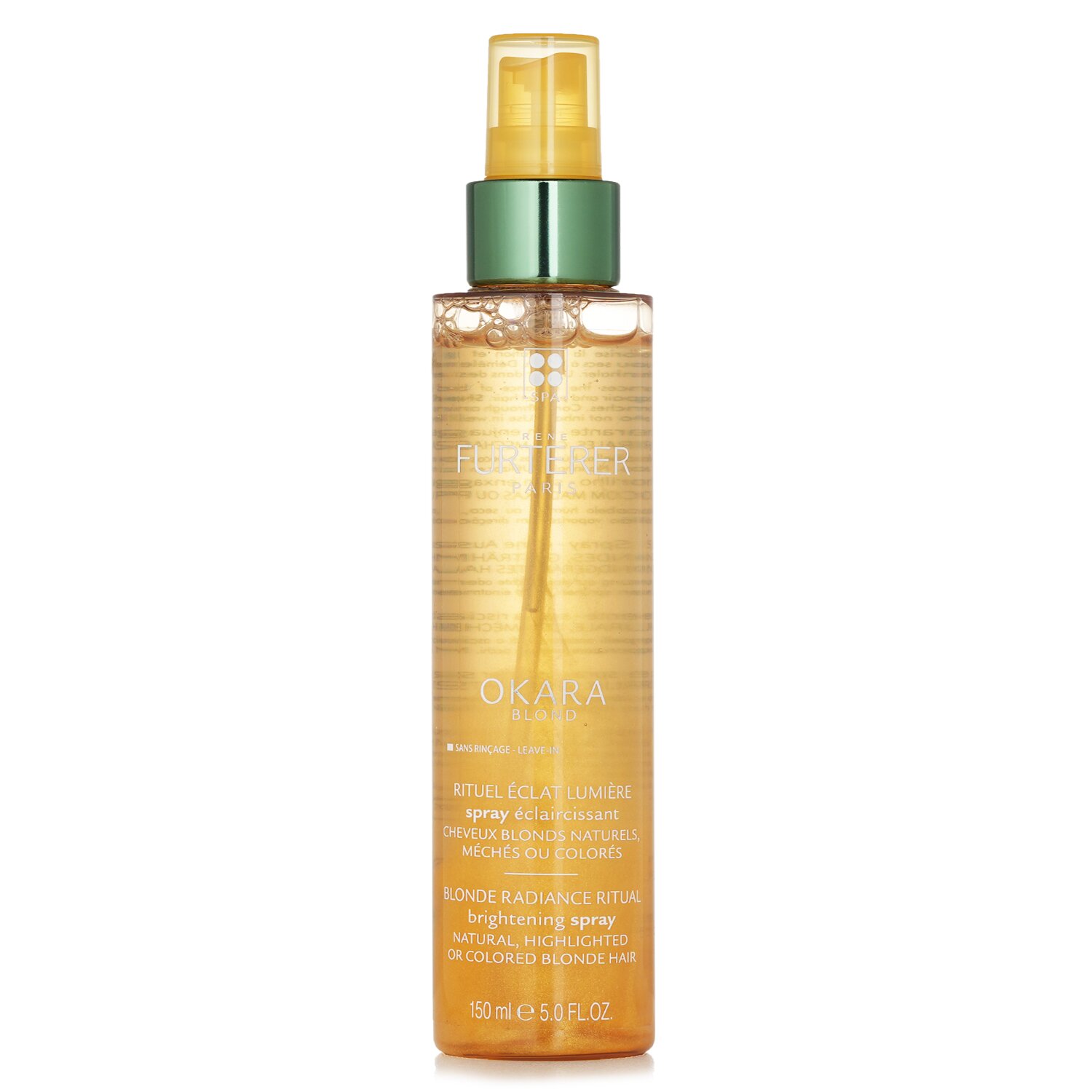 Rene Furterer Okara Blond Blonde Radiance Ritual Осветляющий Спрей (для Натуральных, Мелированных и Окрашенных Светлых Волос) 150ml/5oz