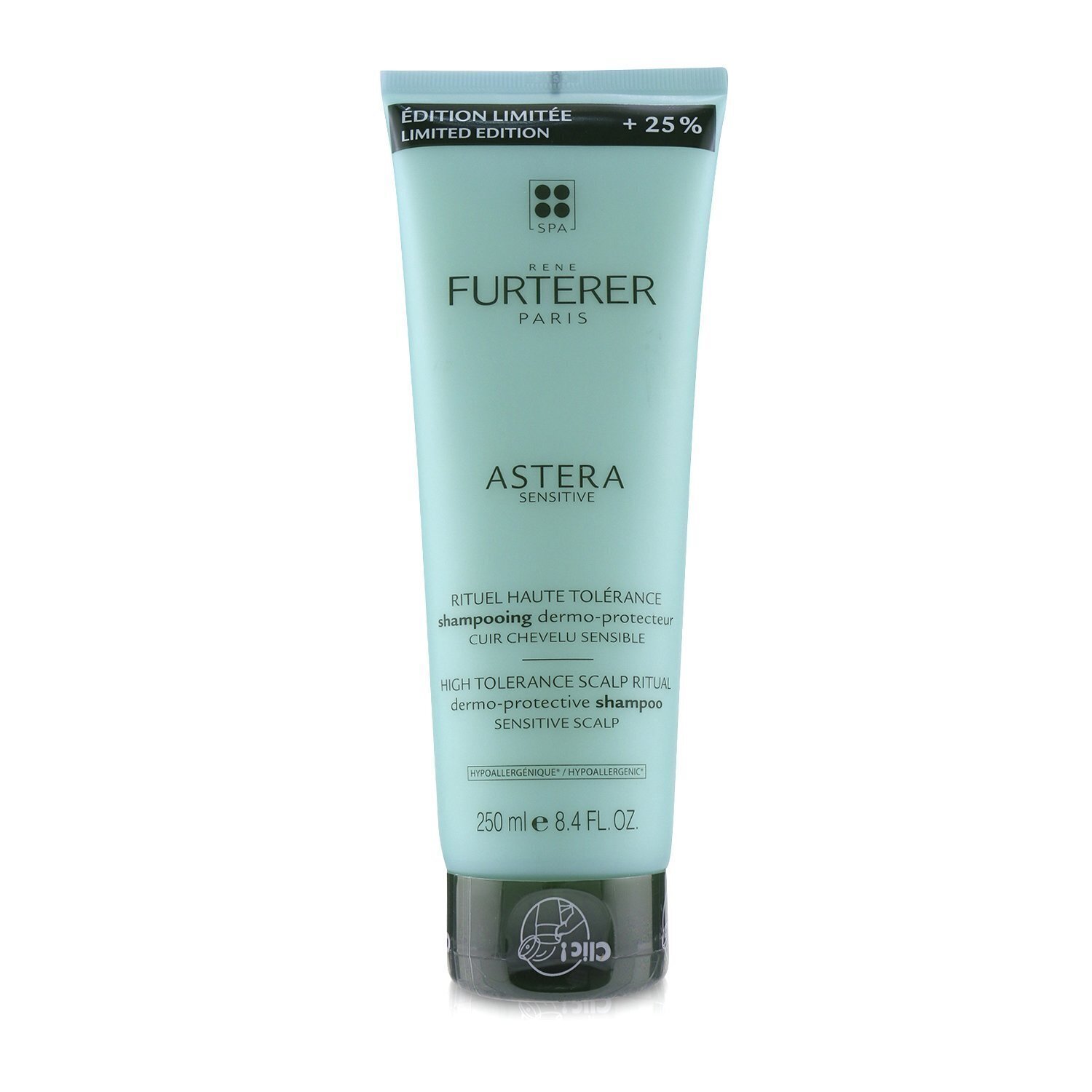 Rene Furterer Astera Sensitive High Tolerance Scalp Ritual Dermo-Protective Shampoo - Sensitive Scalp (Limited Edition + 25%) 250ml/8.4oz