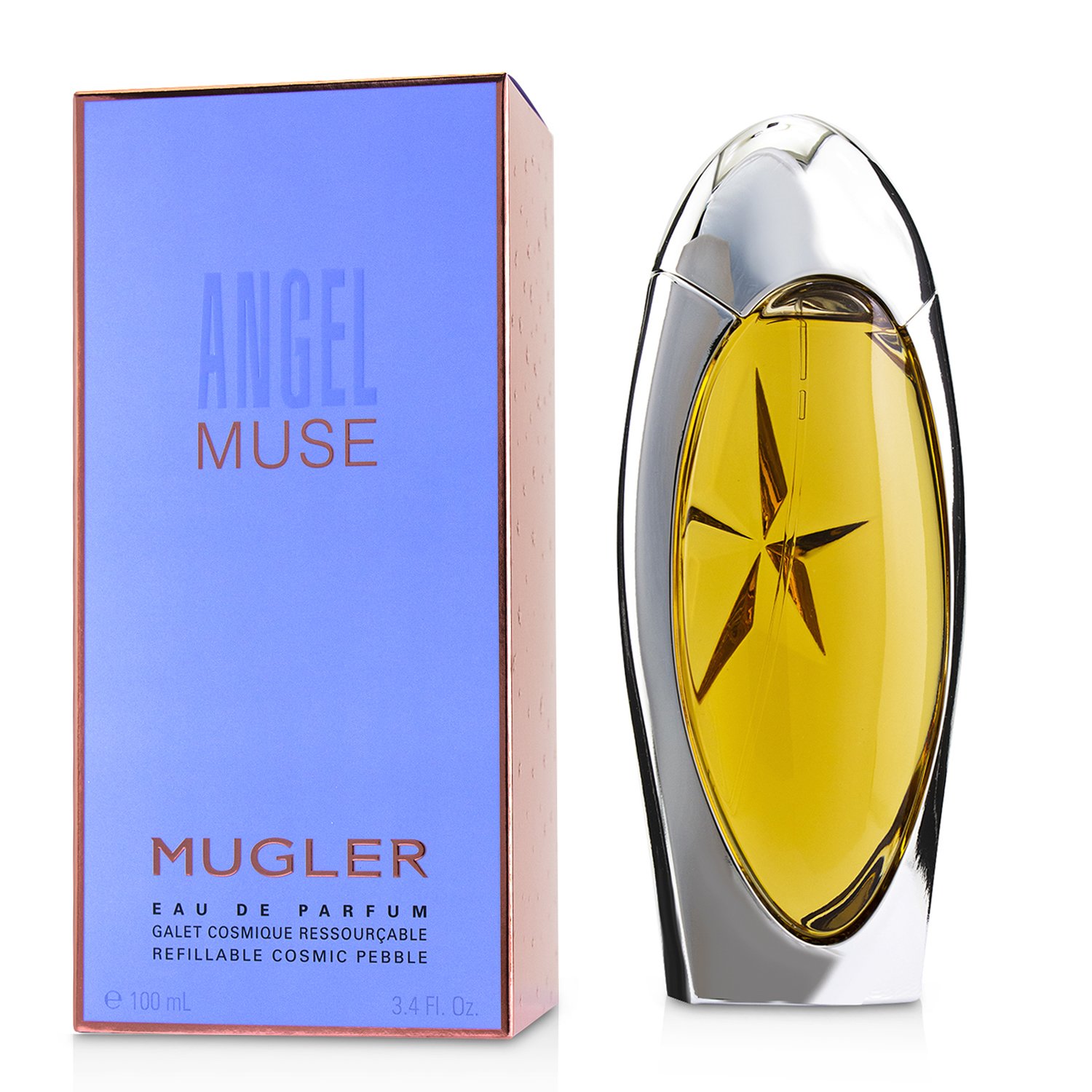Thierry Mugler (Mugler) Angel Muse Eau De Parfum Spray (Refillable Cosmic Pebble) 100ml/3.3oz