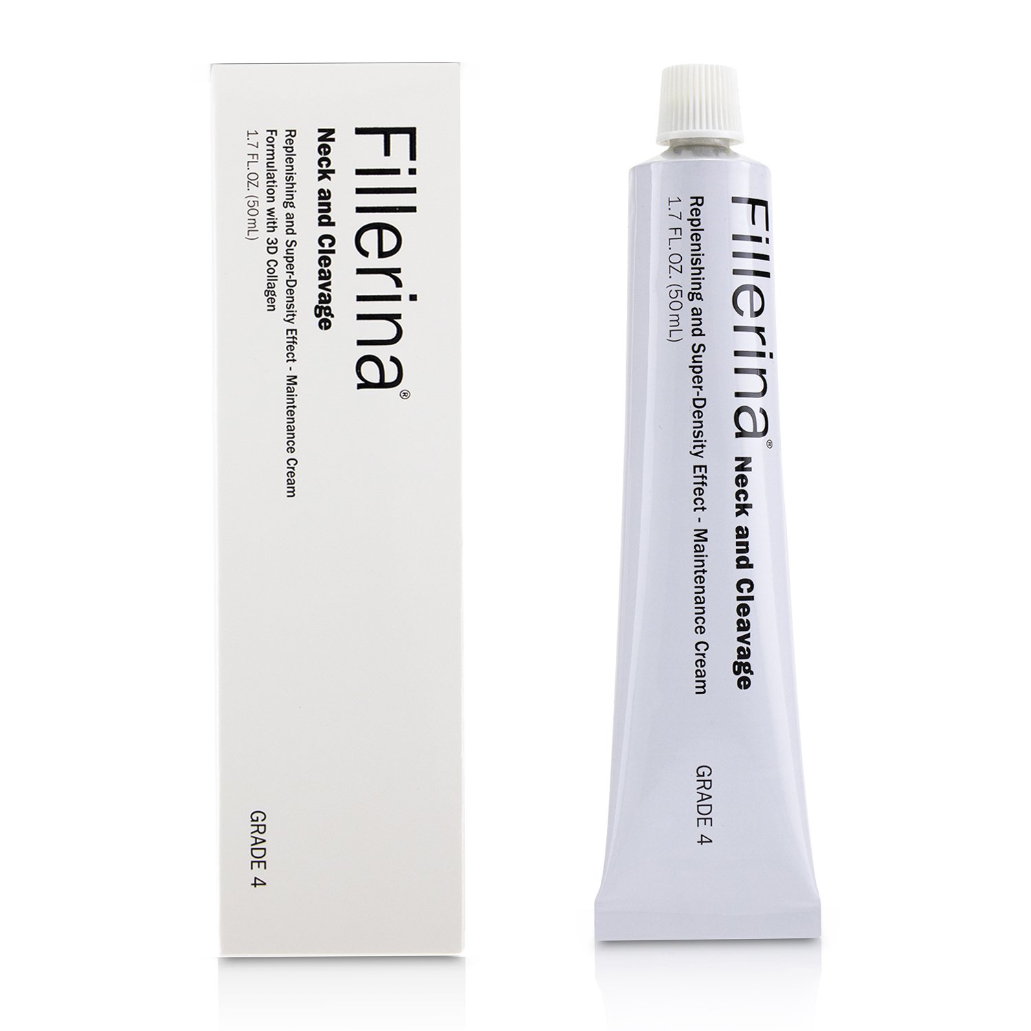 Fillerina Neck & Cleavage Replenishing & Super-Density Effect - Maintenance Cream - Grade 4 50ml/1.7oz