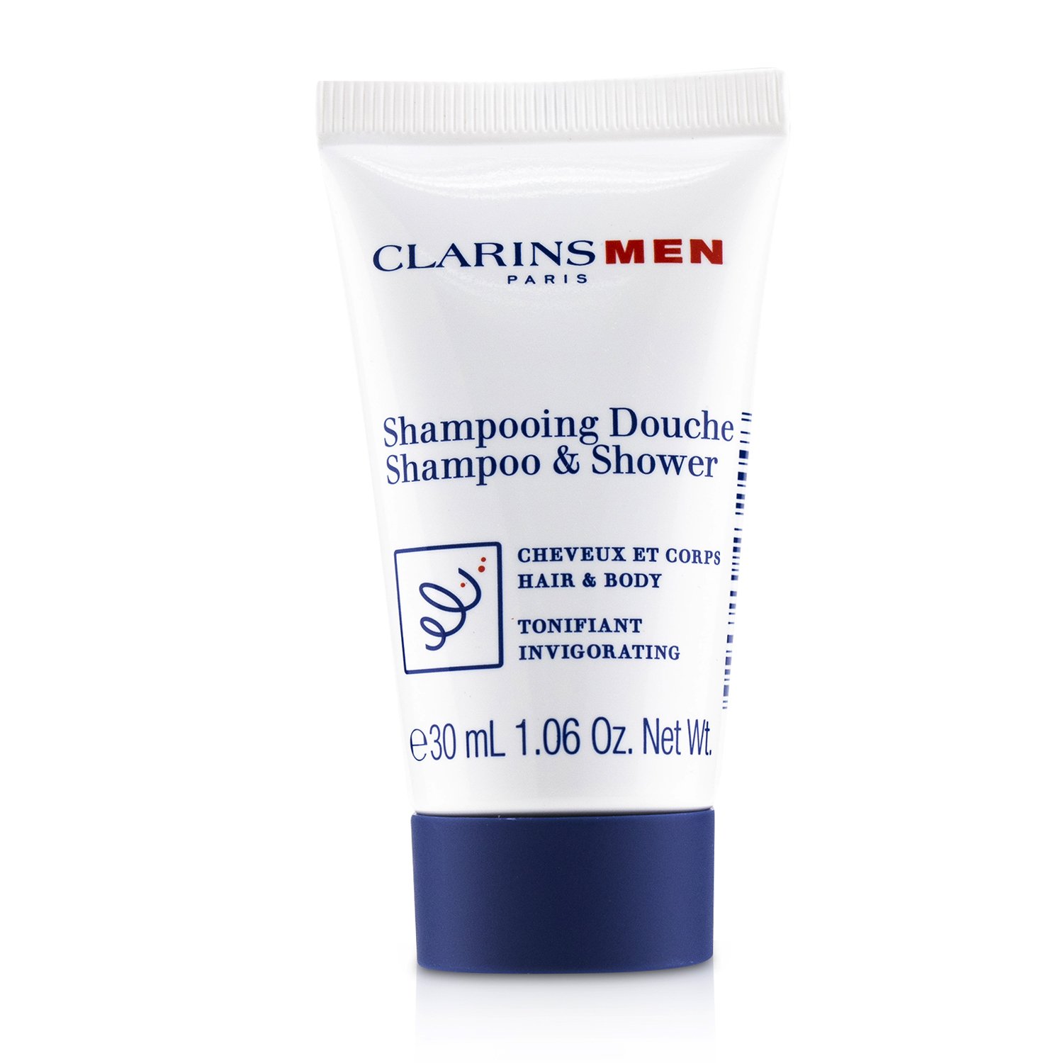 Clarins Men Everyday Hydration Heroes Set : 1x Super Moisture Balm 50ml+1x Shampoo & Shower 30ml+1x Active Face Wash 30ml 3pcs