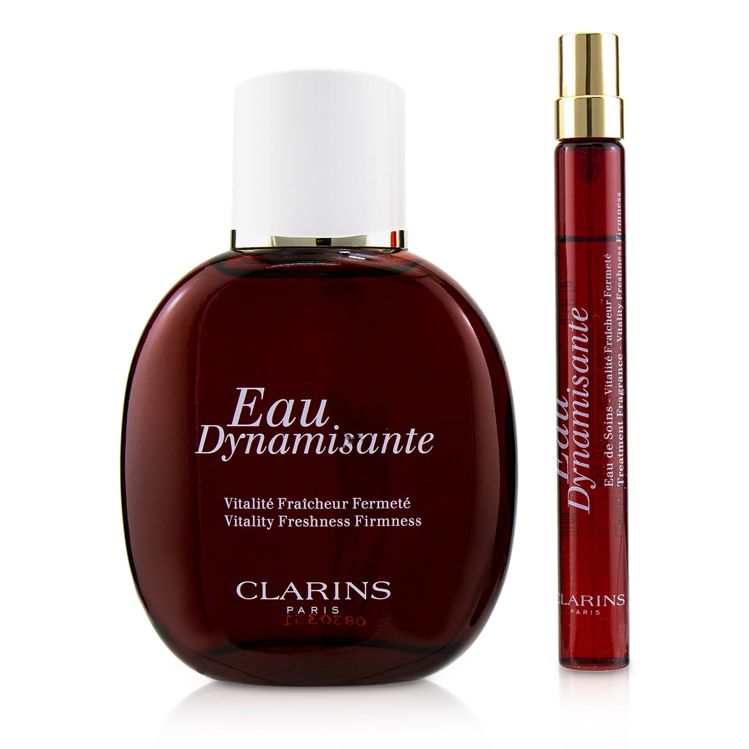 Clarins Eau Dynamisante Coffret: Fragrance Spray 100ml/3.3oz + Refillable Spray 10ml/0.3oz + Metal Box 2pcs+1box