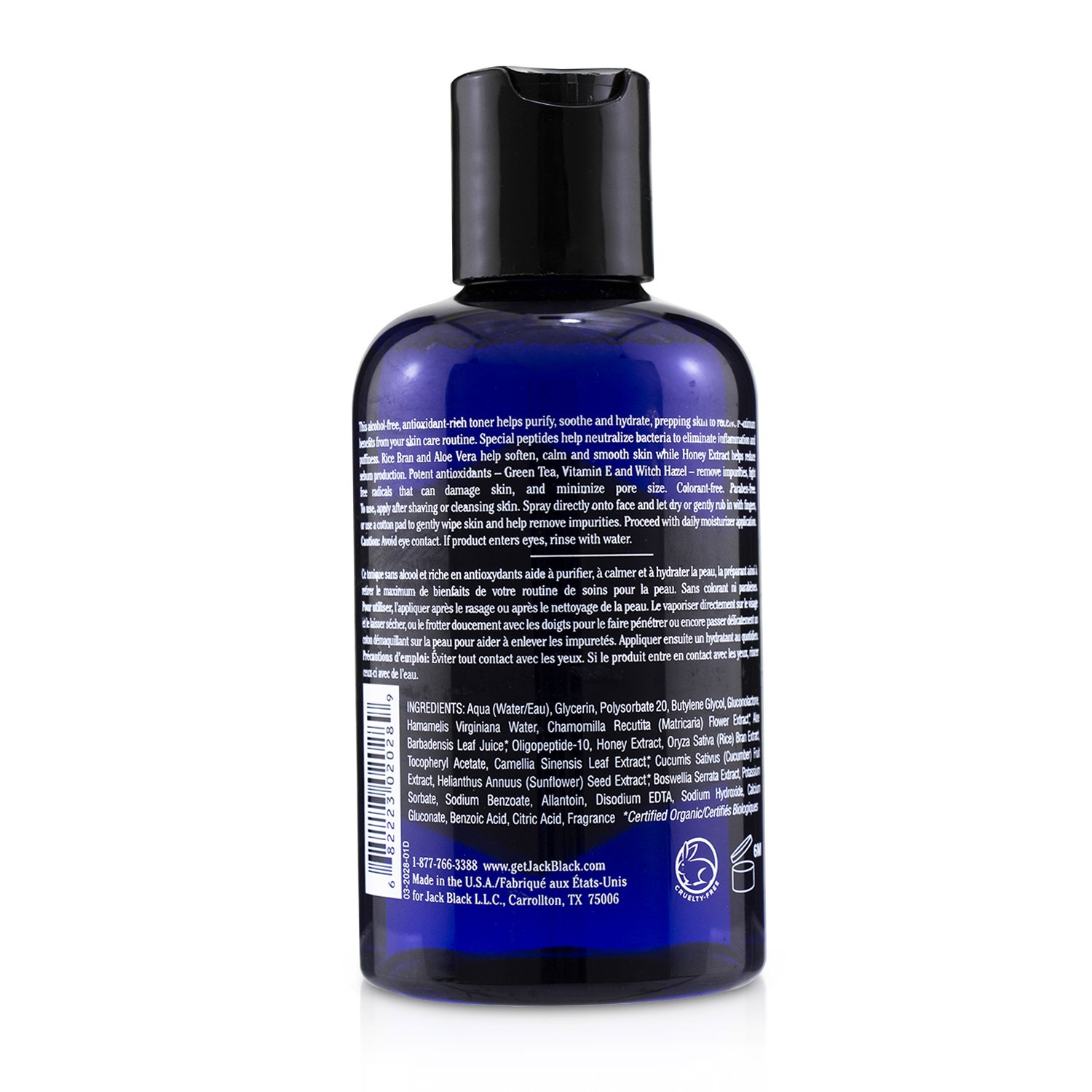 Jack Black Clean Boost Soothing Antioxidant Toner 177ml/6oz