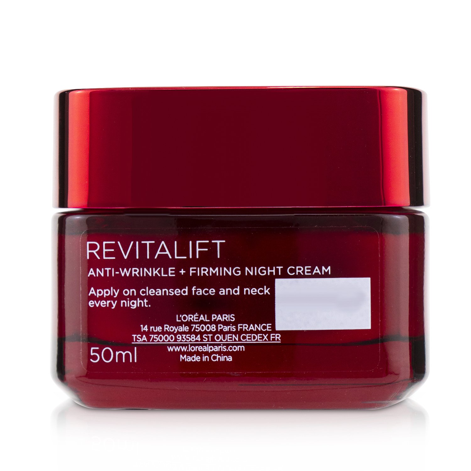 L'Oreal Revitalift Crema de Noche Anti-Arrugas + Reafirmante 50ml/1.7oz