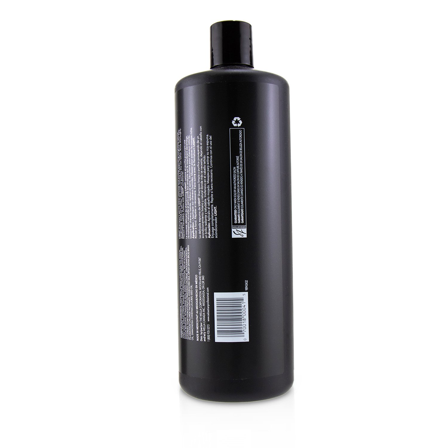Sebastian Nabłyszczający szampon do włosów Light Weightless Shine Shampoo 1000ml/33.8oz