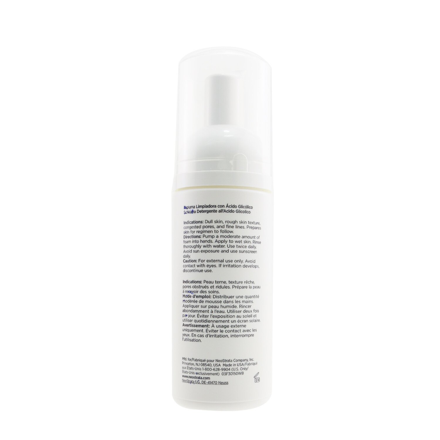 Neostrata Resurface - Foaming Glycolic Wash 20AHA/PHA (Unboxed) 125ml/4.2oz