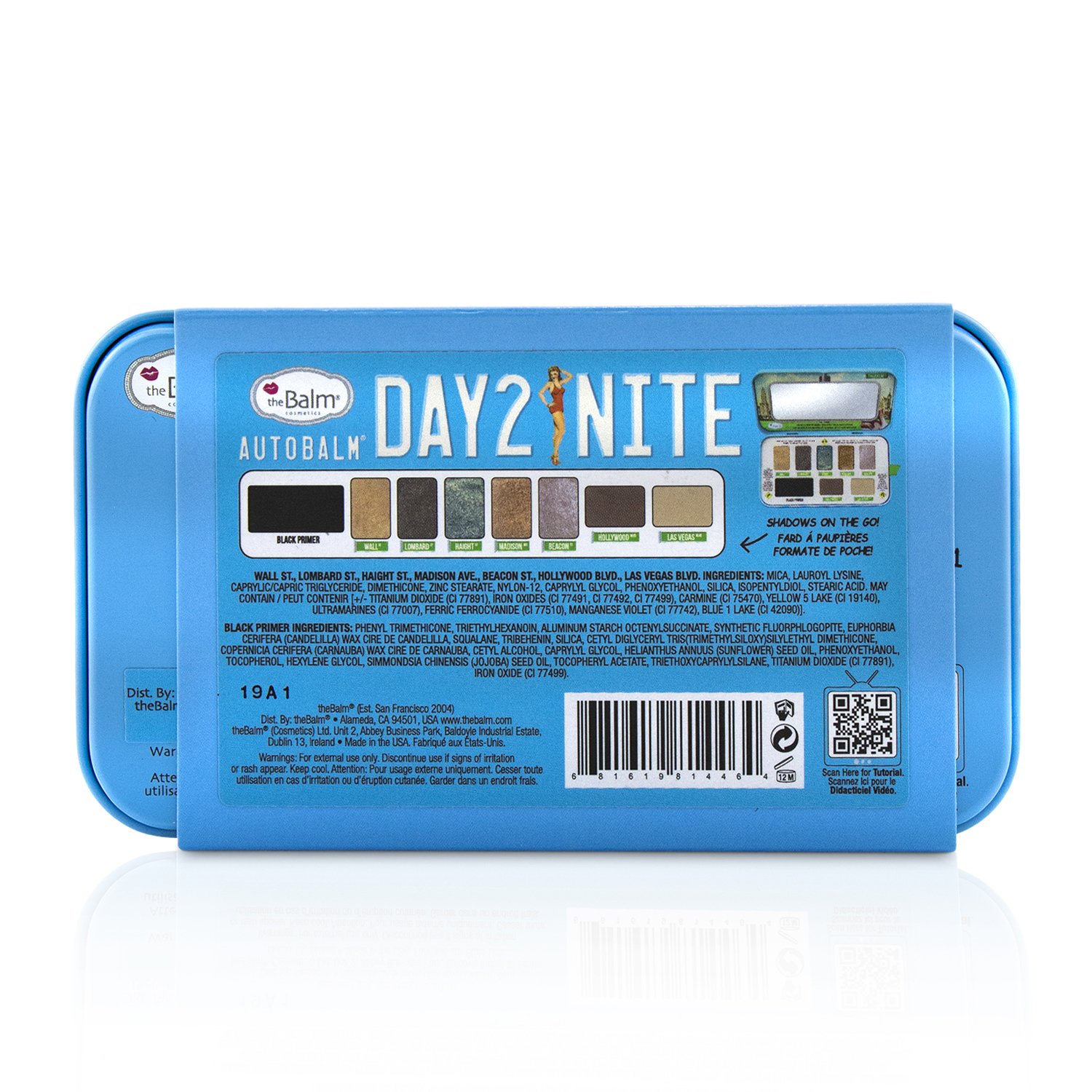 TheBalm Autobalm Shadows On The Go Palette (1x Eye Primer, 7x Eyeshadow) 6.7g/0.23oz