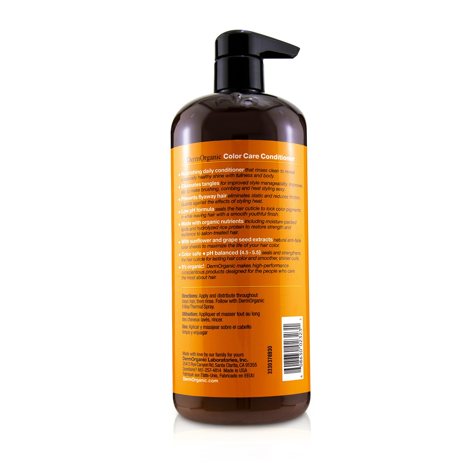 DermOrganic Color Care Conditioner 1000ml/33.8oz