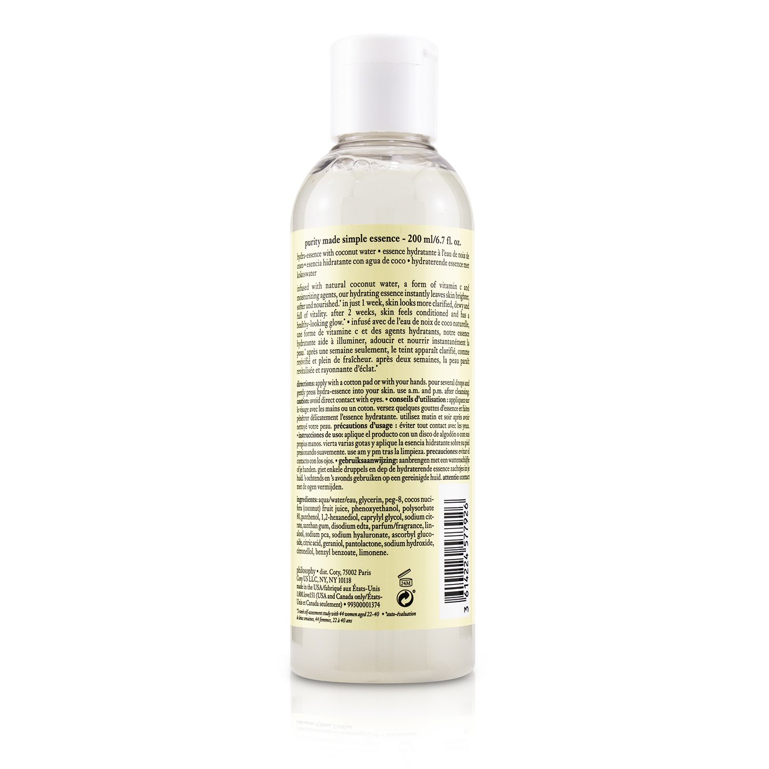 Philosophy Purity Made Simple Hydra-Essence With Coconut Water 200ml/6.7oz