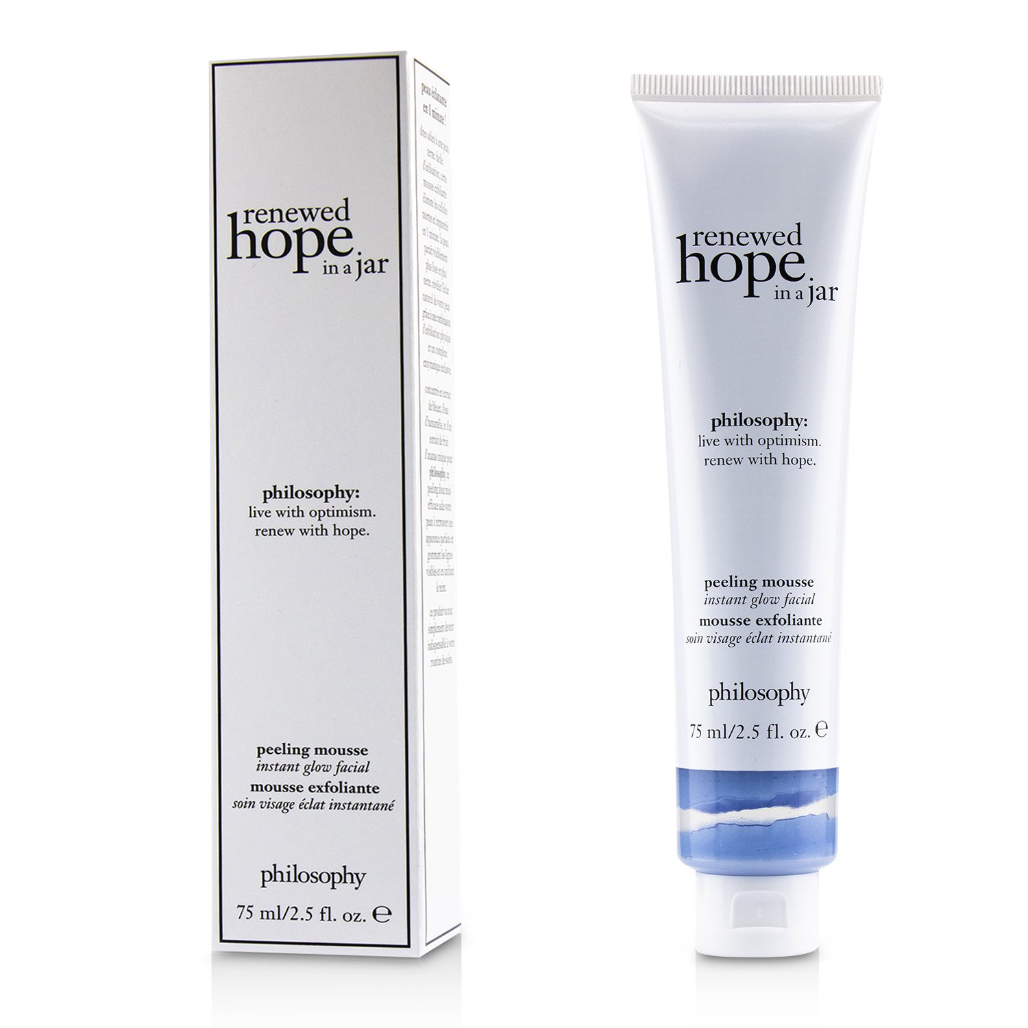 Philosophy Renewed Hope In A Jar Peeling Mousse (One-Minute Mini Facial Exfoliating Face Mask) 75ml/2.5oz