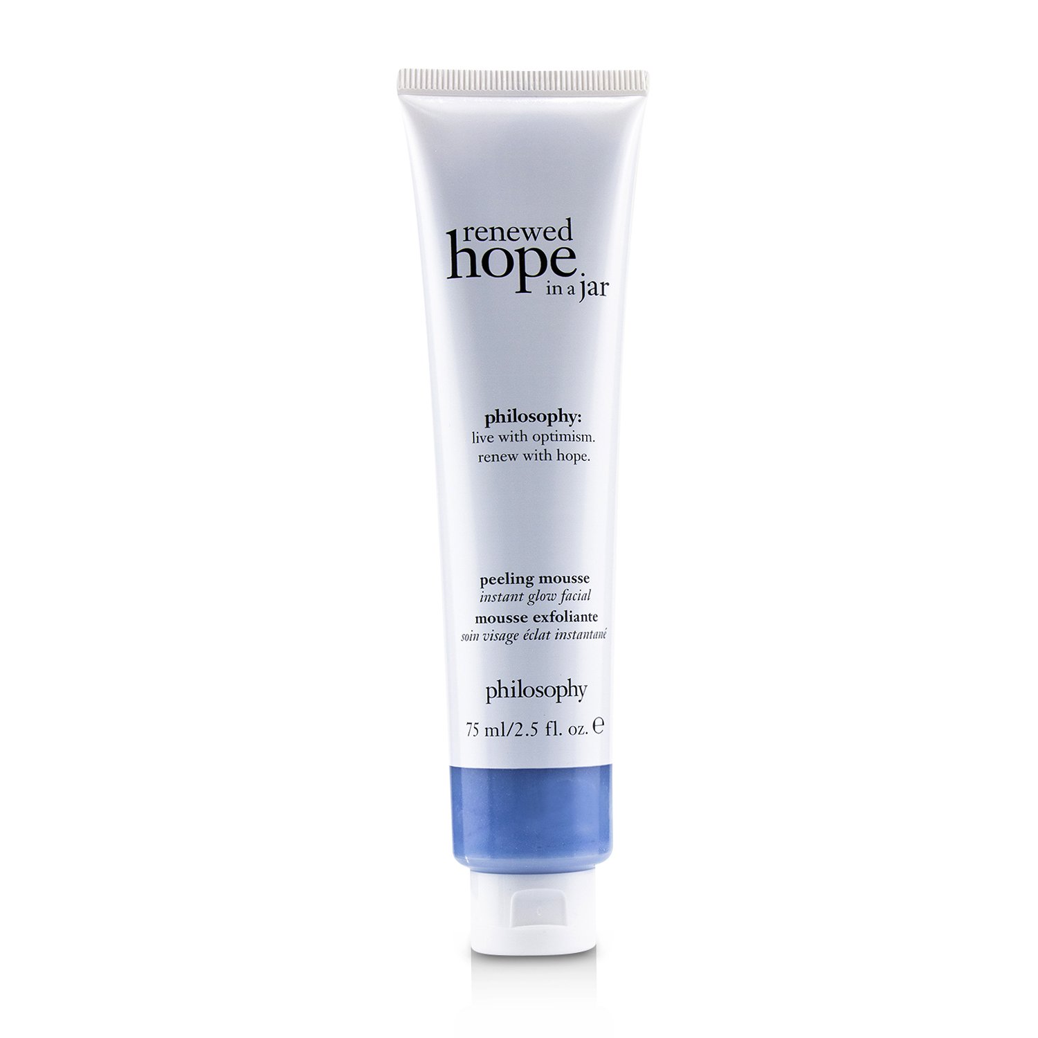 Philosophy Renewed Hope In A Jar Peeling Mousse (One-Minute Mini Facial Exfoliating Face Mask) 75ml/2.5oz