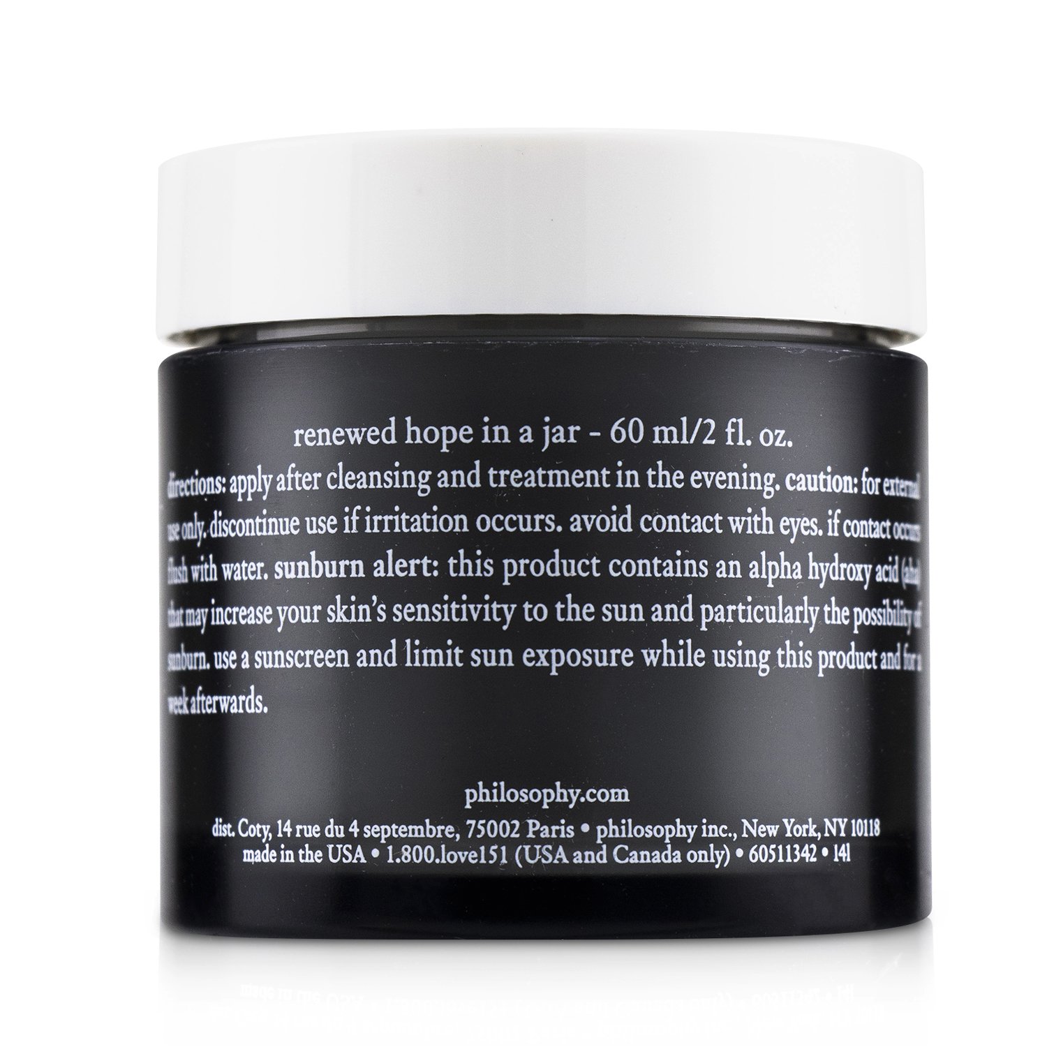 Philosophy Renewed Hope In A Jar Overnight Recharging & Refining Moisturizer 60ml/2oz