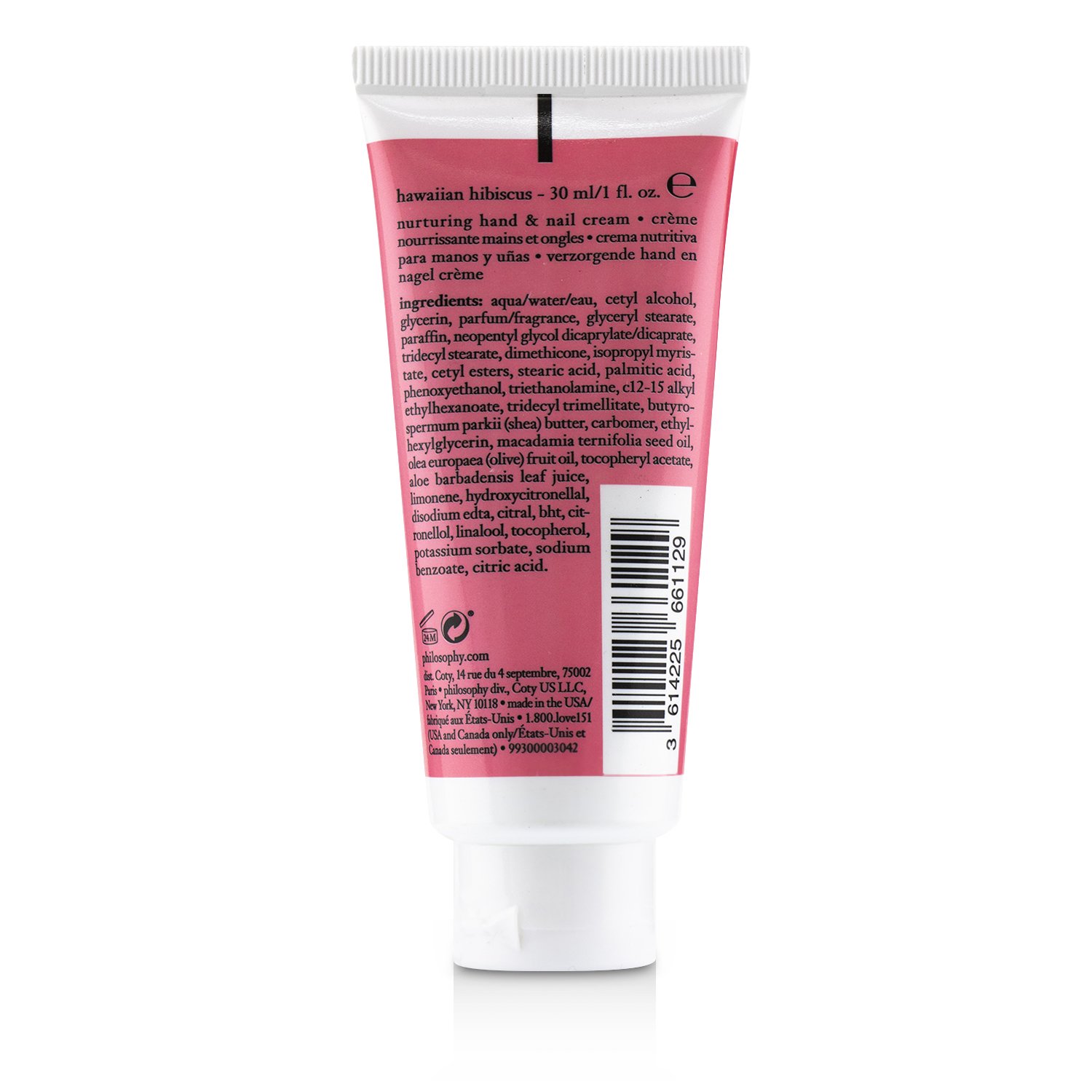 Philosophy Hands of Hope Nurturing Hand & Nail Cream - Hawaiian Hibiscus 30ml/1oz