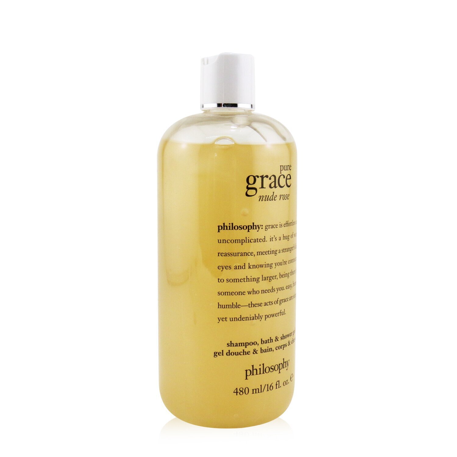 Philosophy Pure Grace Nude Rose Şampunu, Vanna və Duş Geli 480ml/16oz