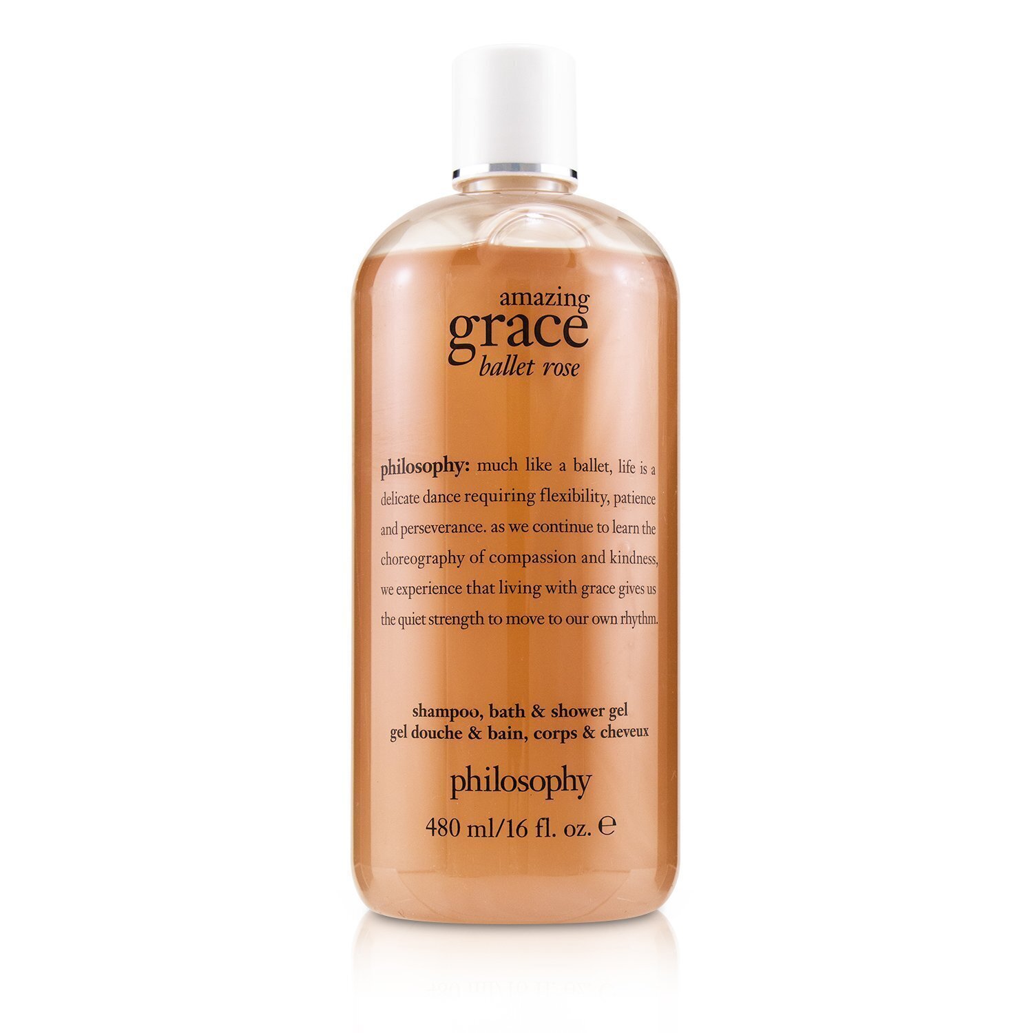 Philosophy Amazing Grace Ballet Rose Shampoo, Bath & Shower Gel 480ml/16oz