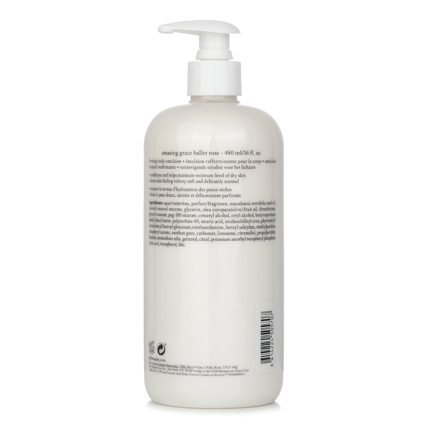 Philosophy Amazing Grace Ballet Rose Firming Body Emulsion 480ml/16oz