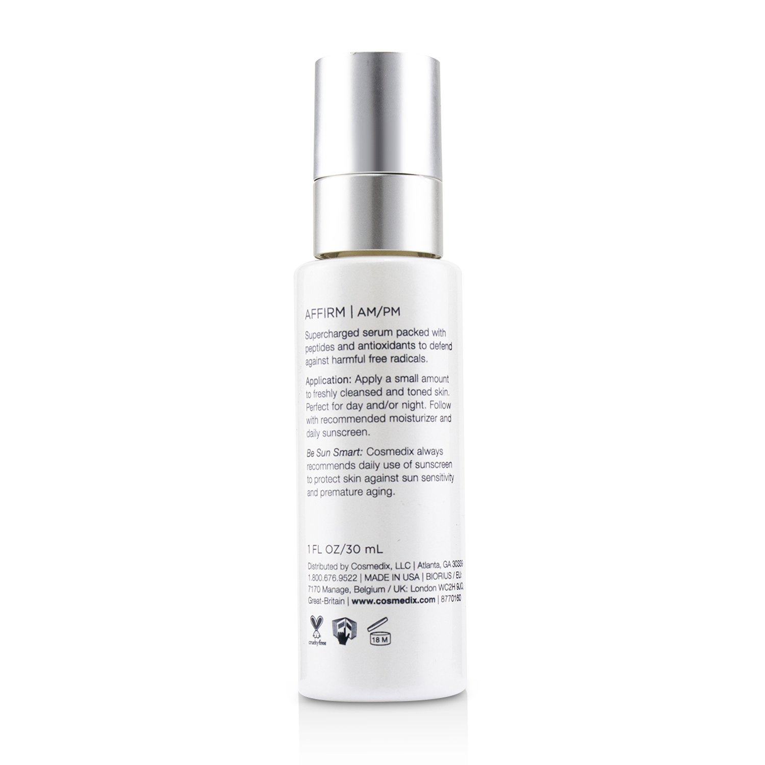 CosMedix Affirm Antioxidant Firming Serum (Salon Product) 30ml/1oz