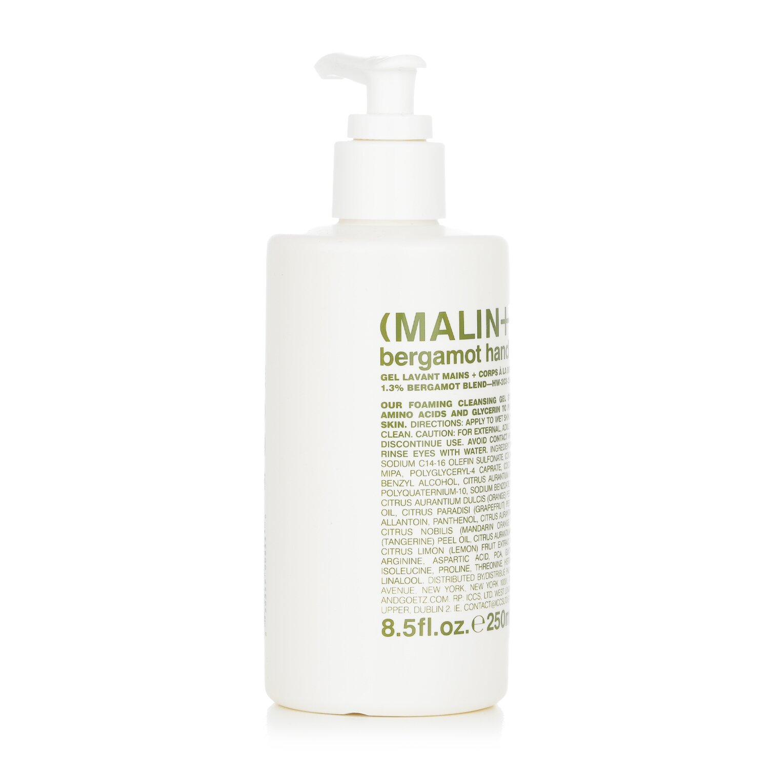 MALIN+GOETZ Bergamot Hand+Body Wash 250ml/8.5oz