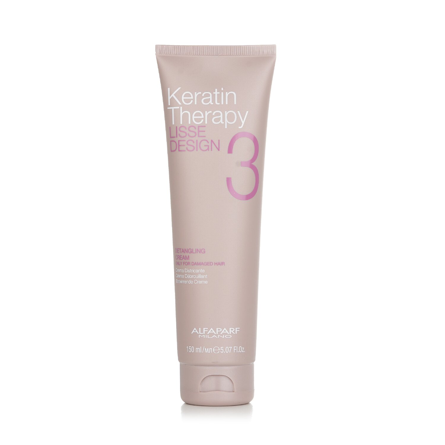 AlfaParf Lisse Design Keratin Therapy Detangling Cream (Only For Damaged Hair) 150ml/5.07oz