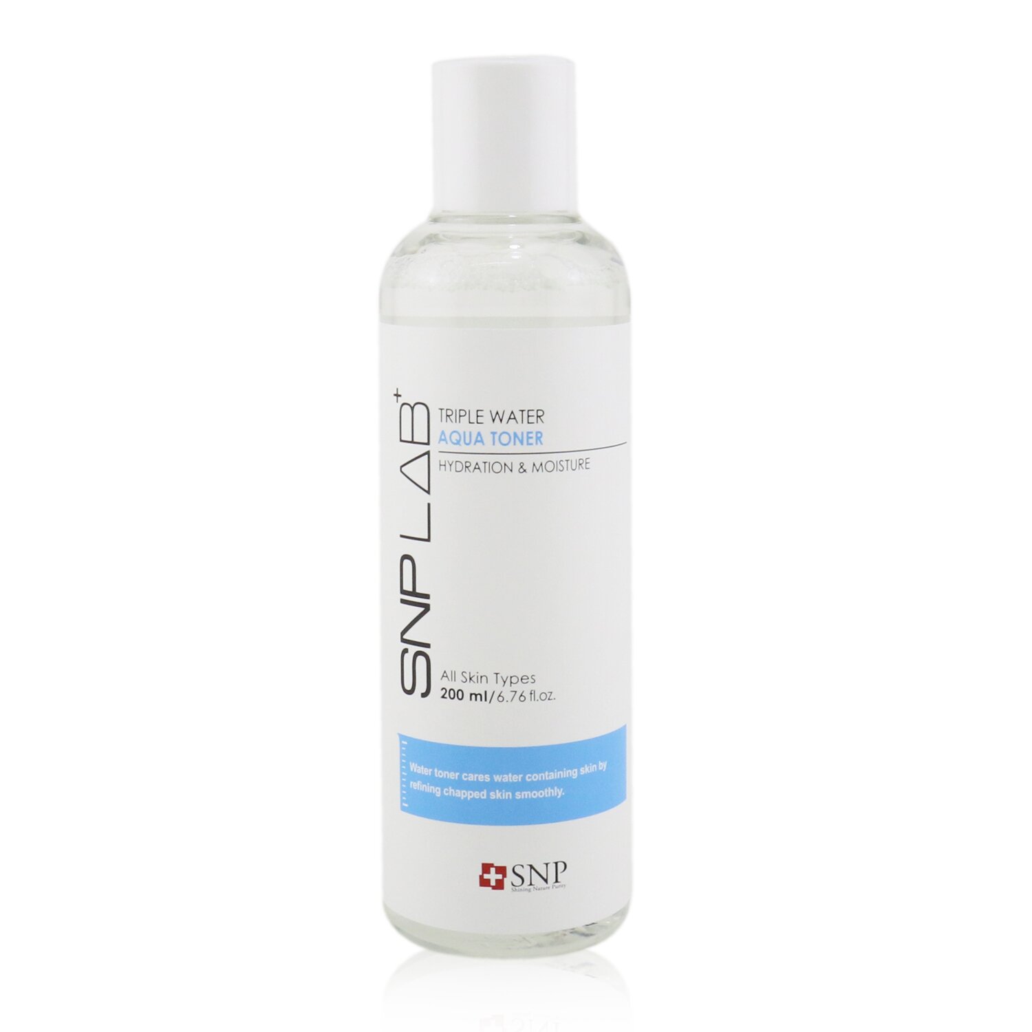 SNP Lab+ Triple Water Aqua Toner - Hydration & Moisture (For All Skin Types) 200ml/6.76oz